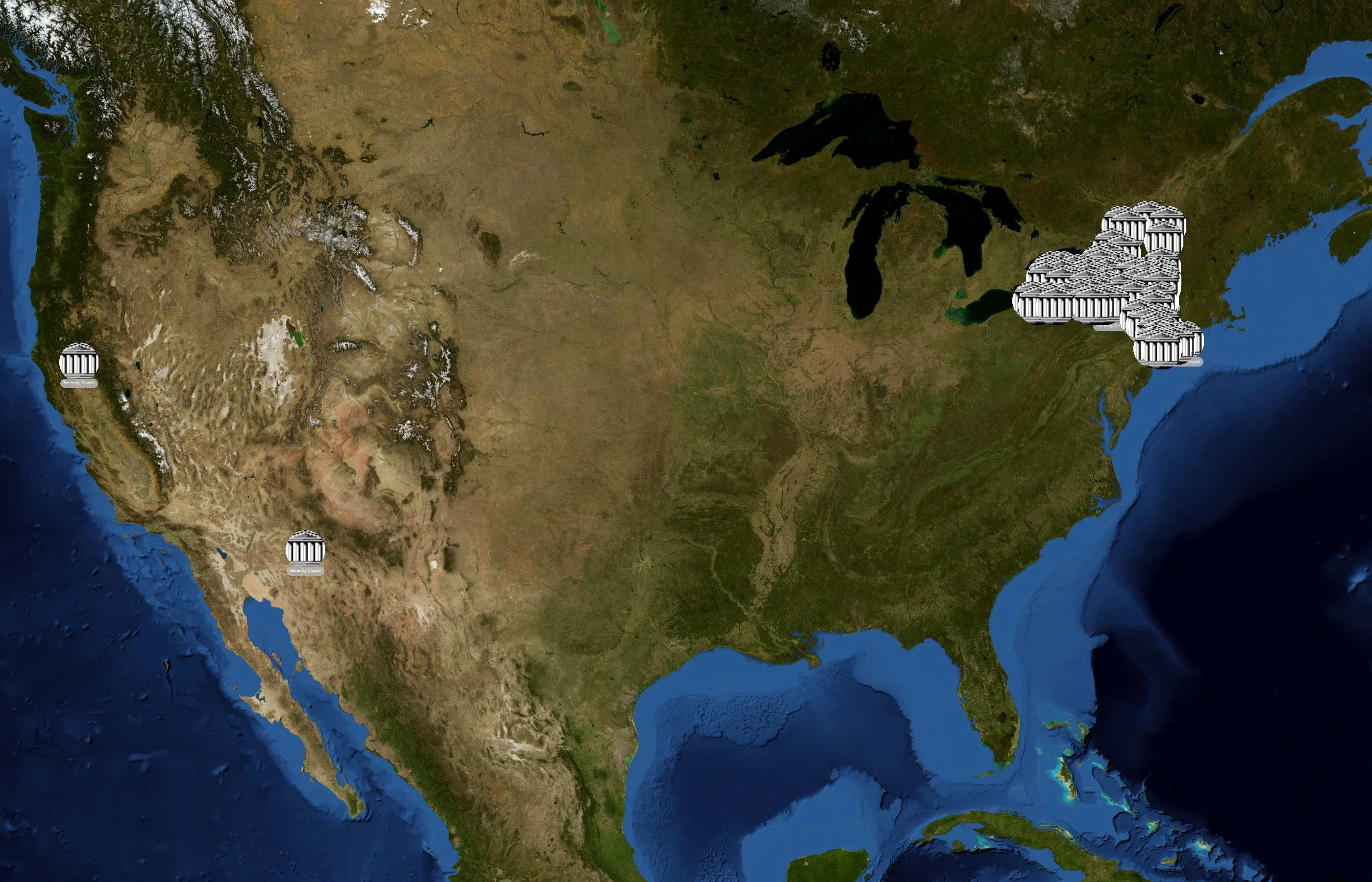 New York State Unified Court System state distribution