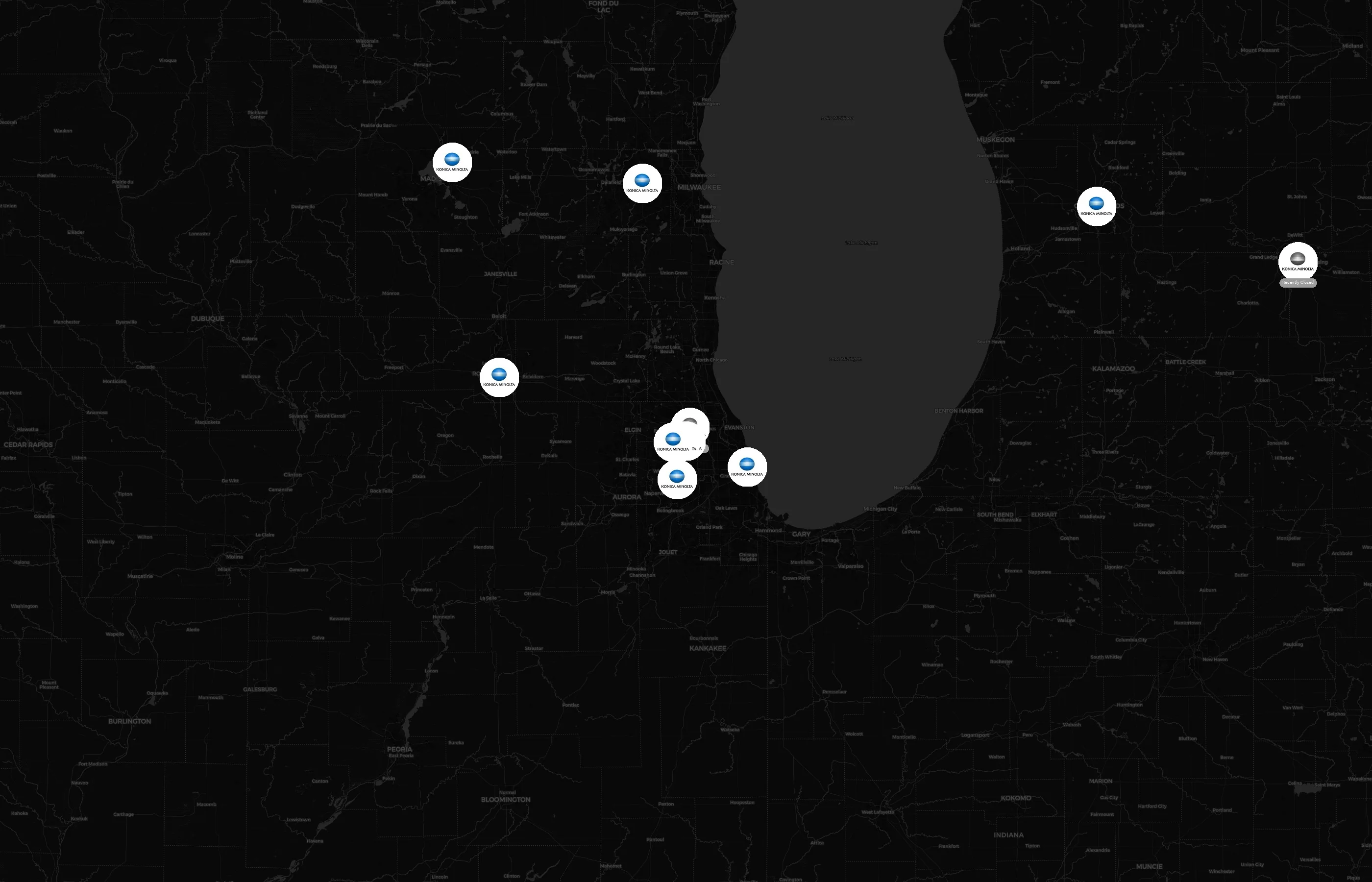 Konica Minolta Business Solutions city distribution