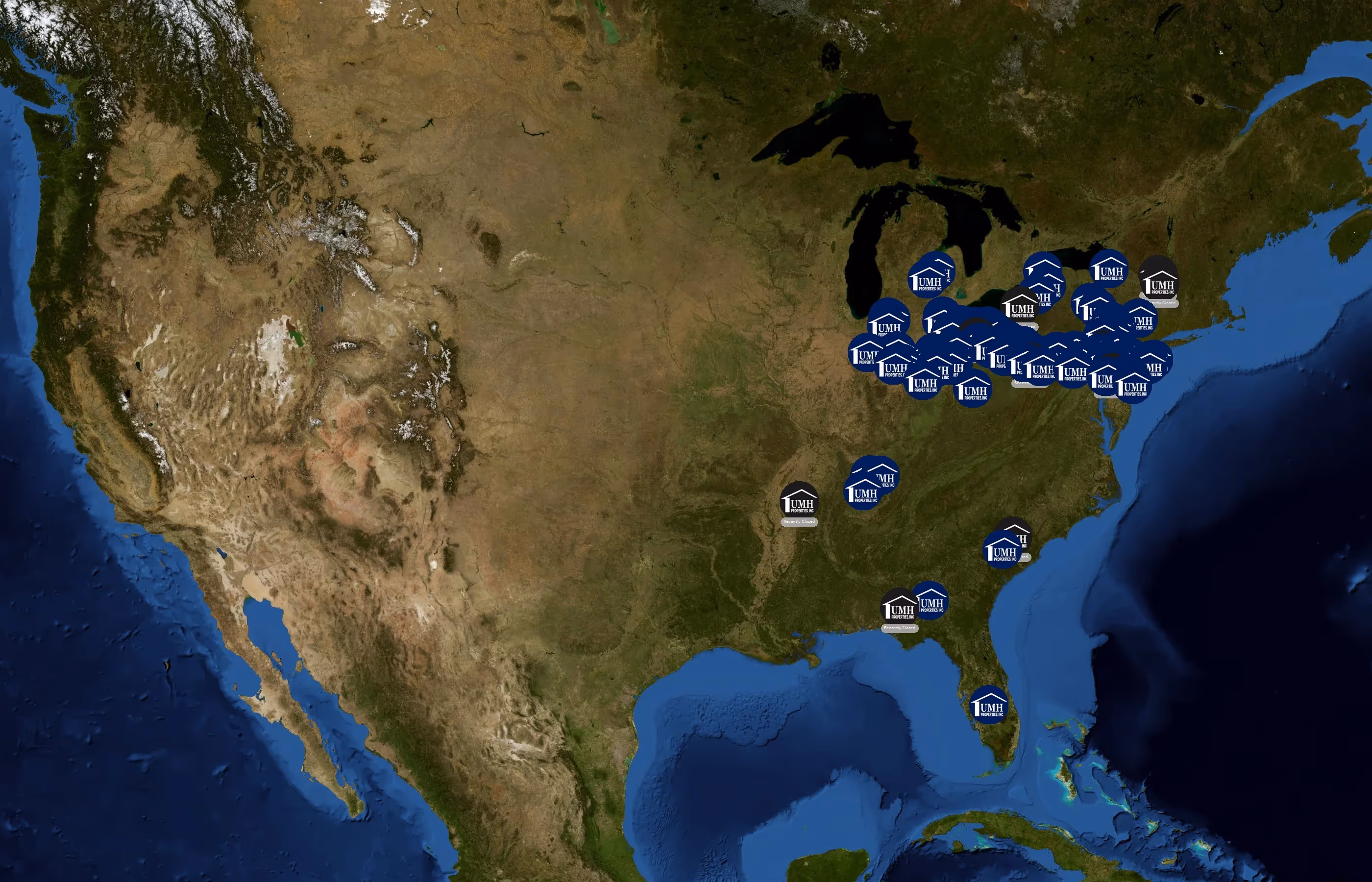 UMH Properties state distribution