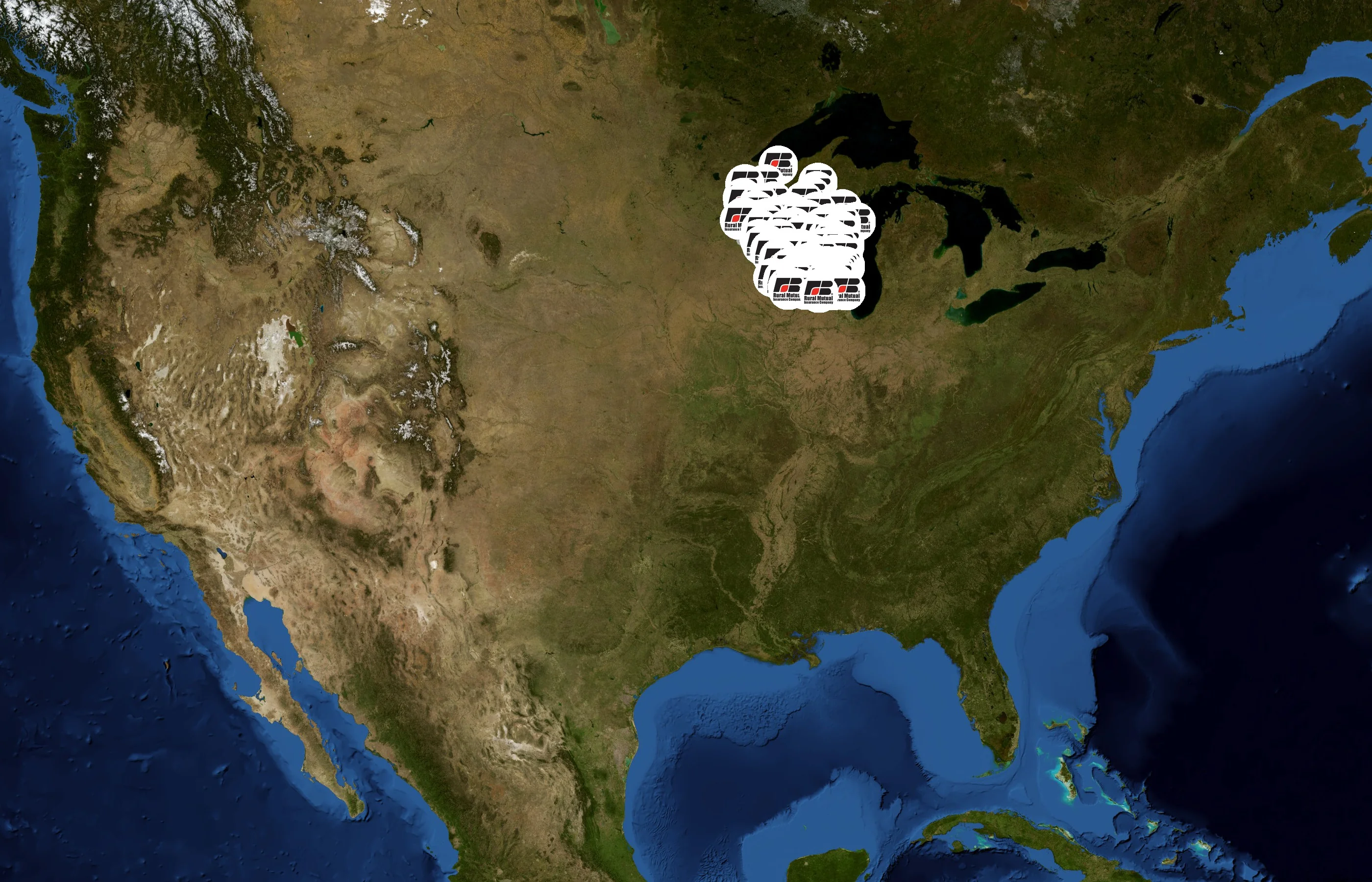 Rural Mutual Insurance state distribution