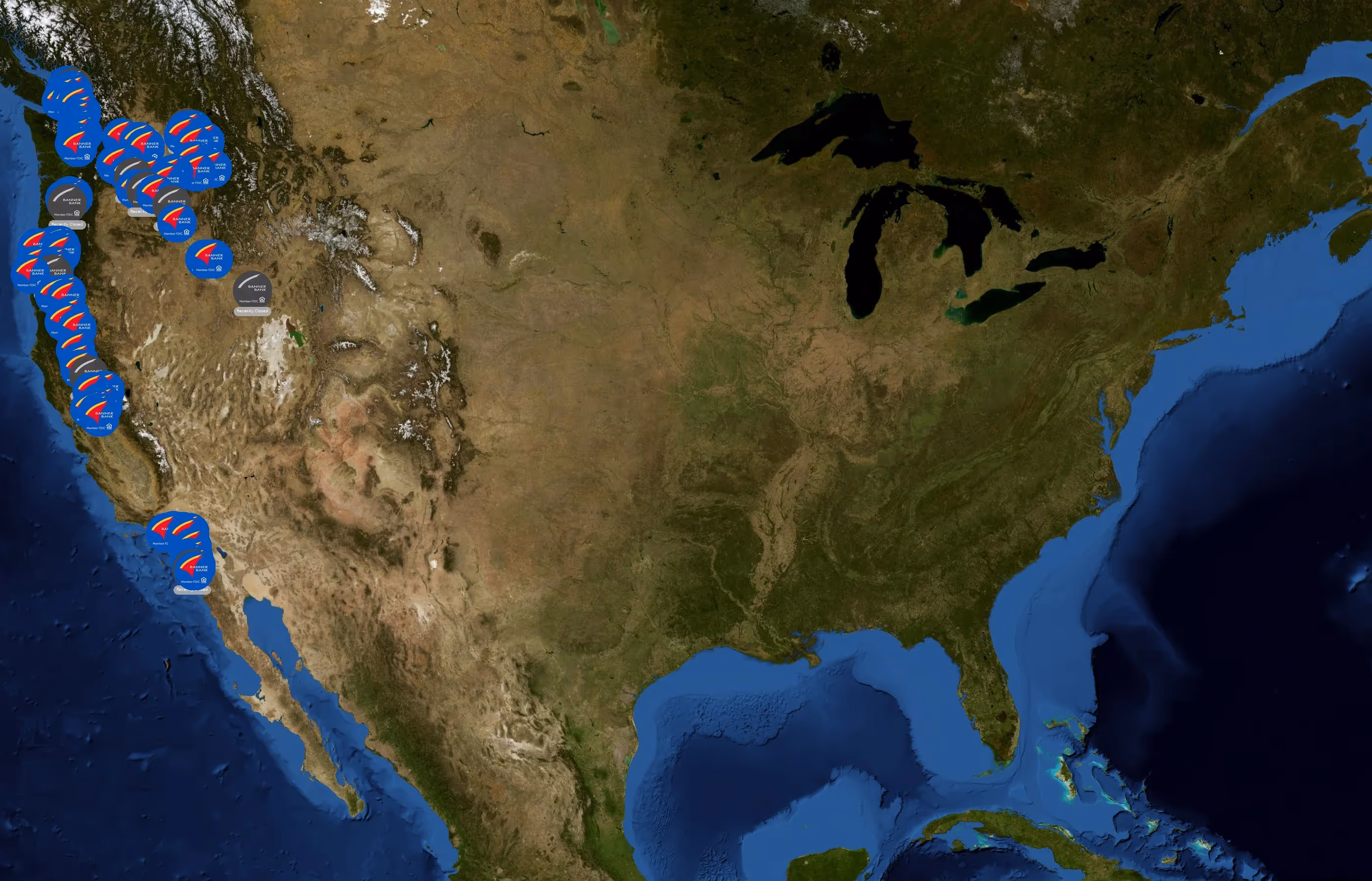 Banner Bank state distribution