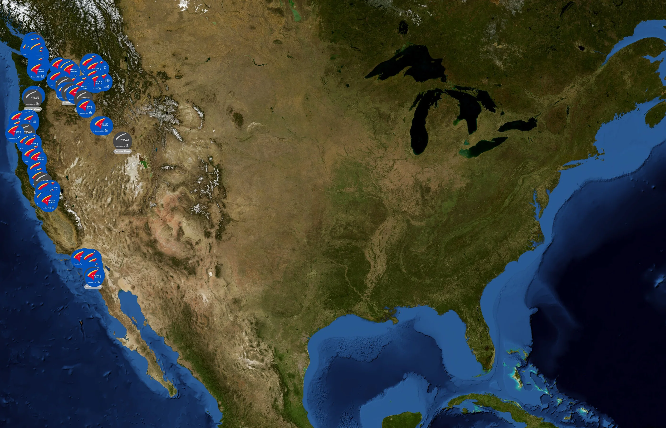 Banner Bank state distribution