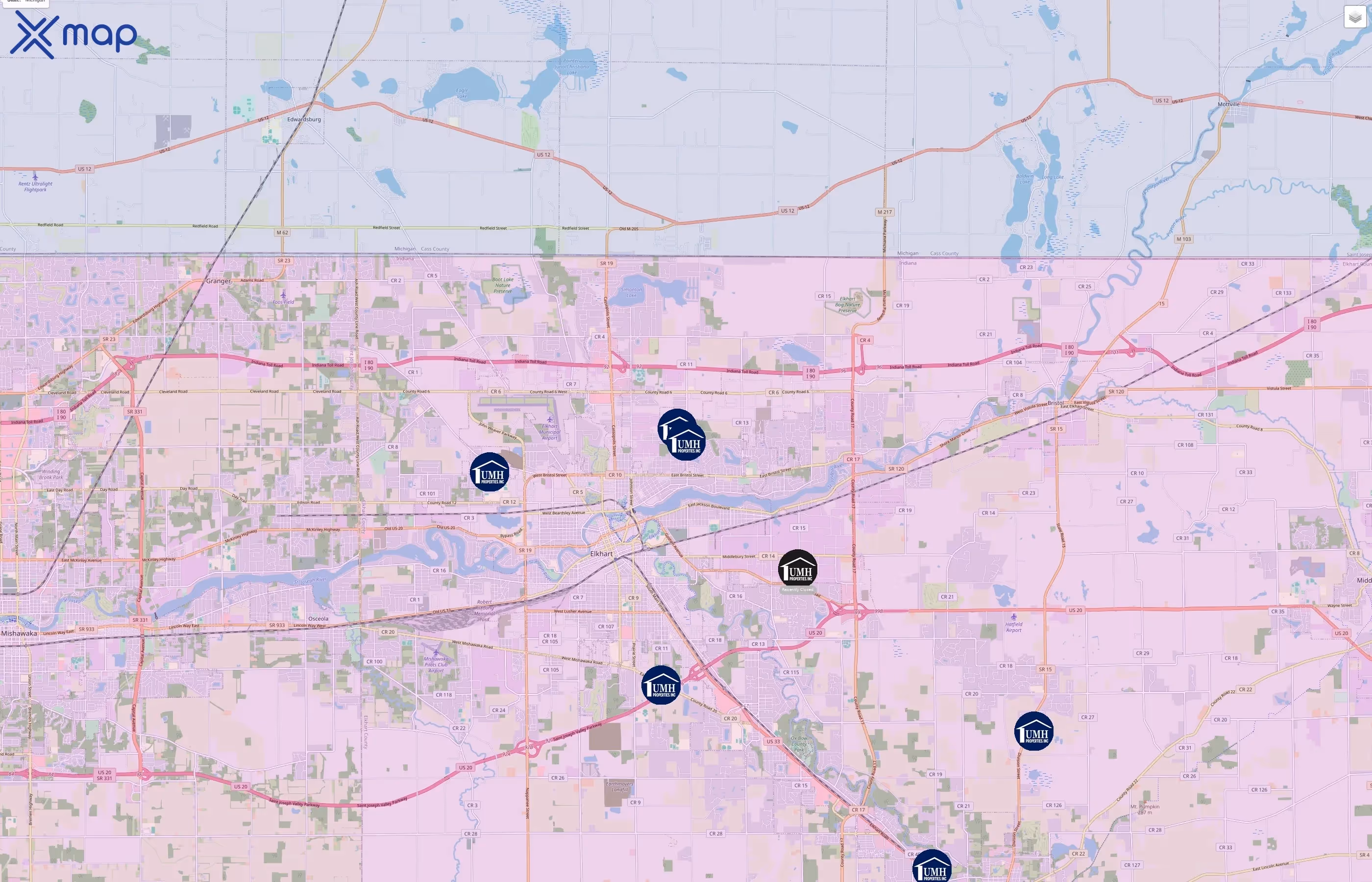 UMH Properties traffic data