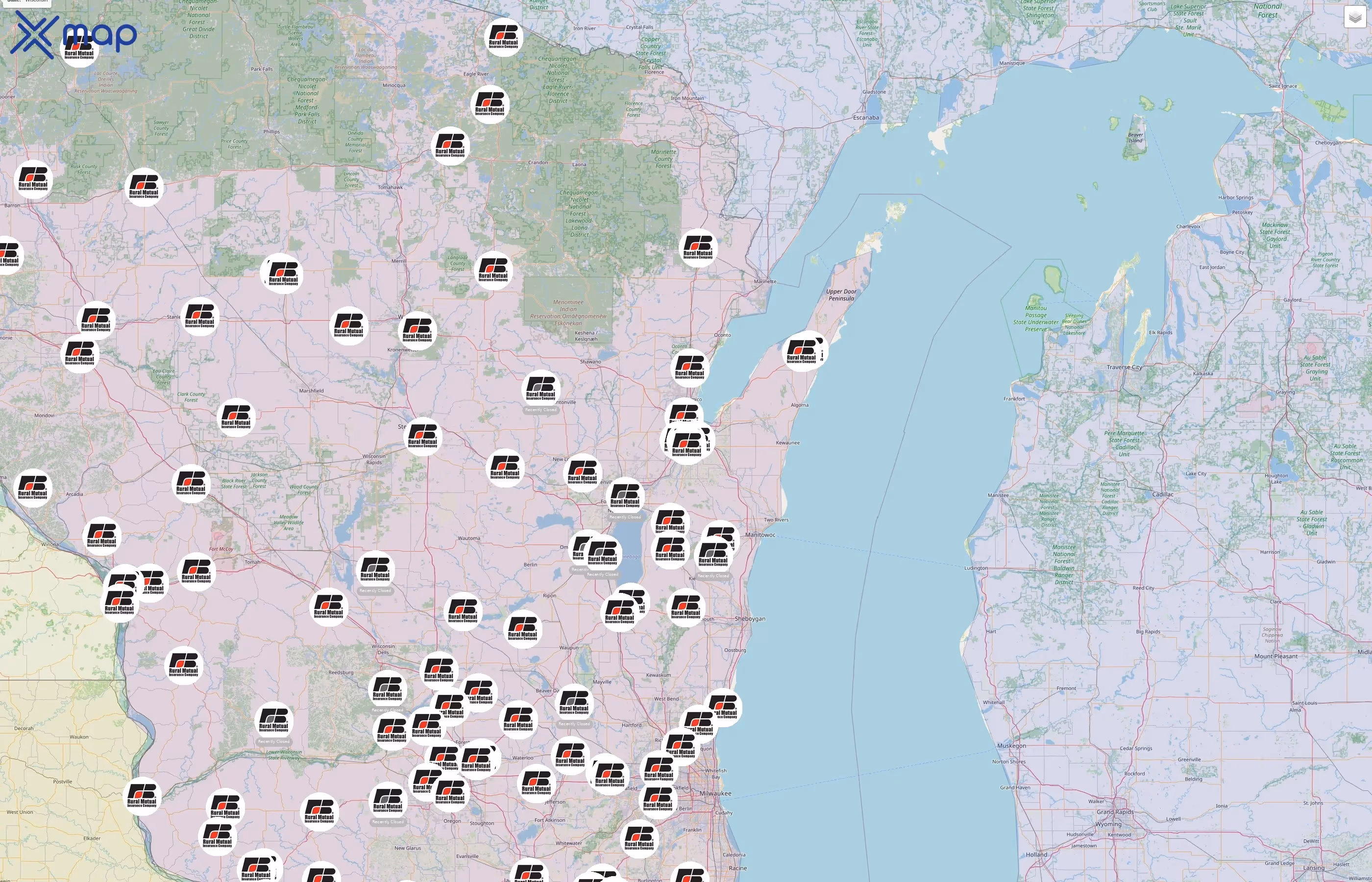 Rural Mutual Insurance street hotspots