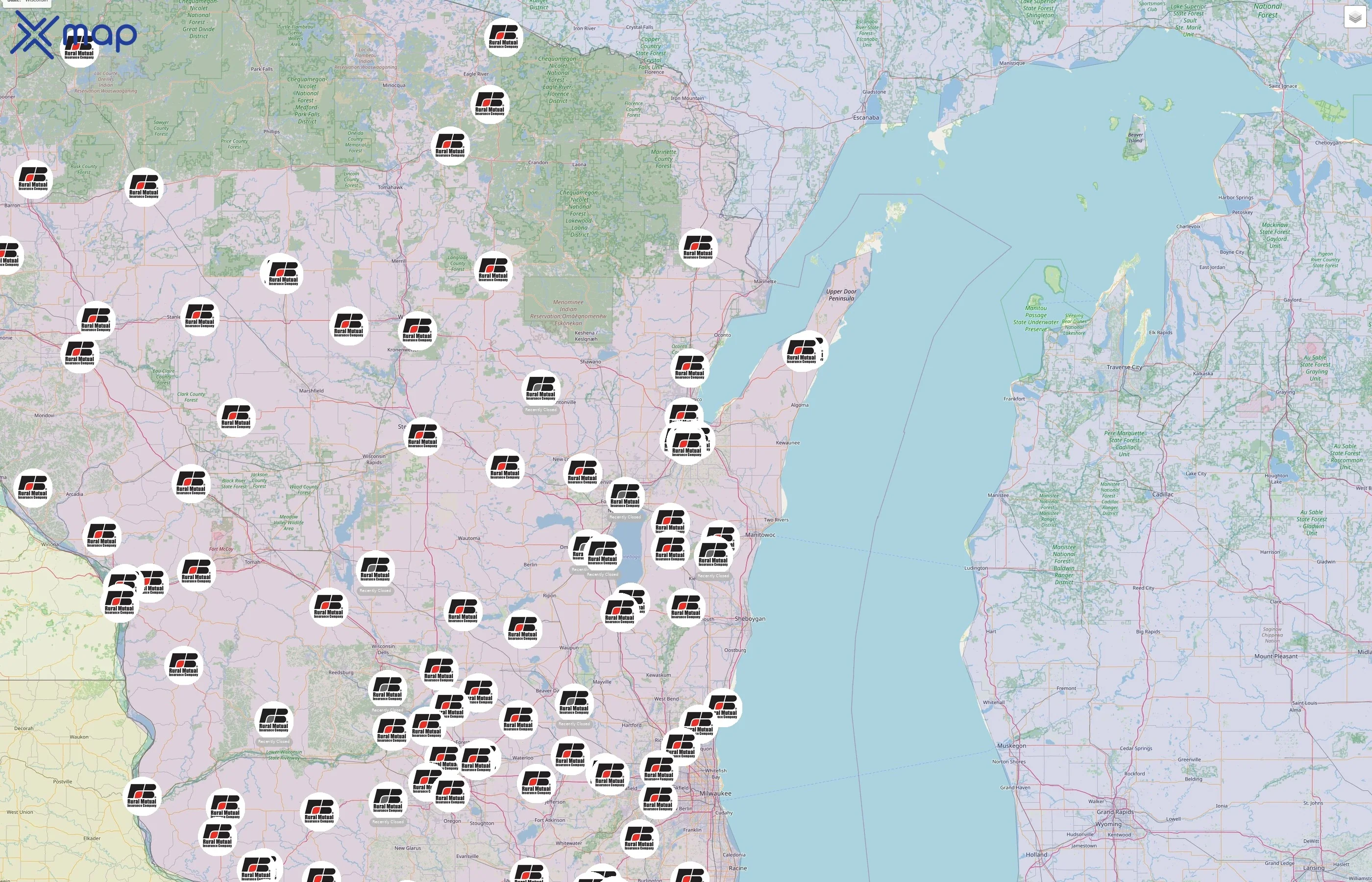 Rural Mutual Insurance street hotspots