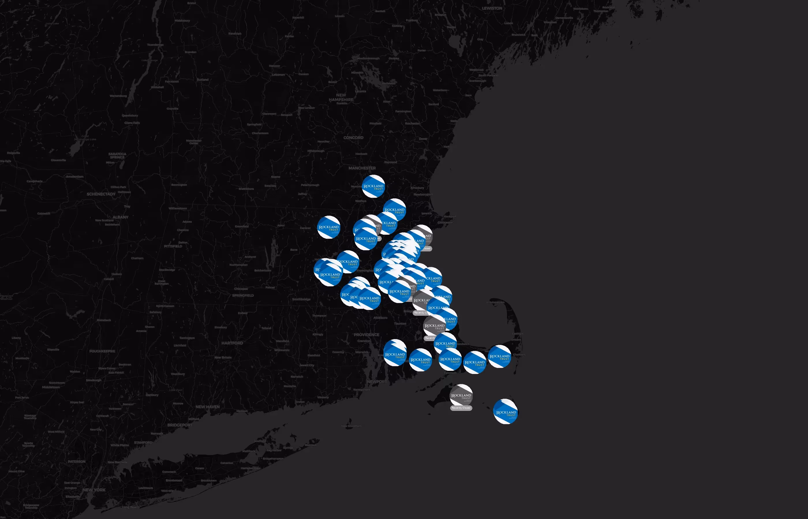 Rockland Trust city distribution