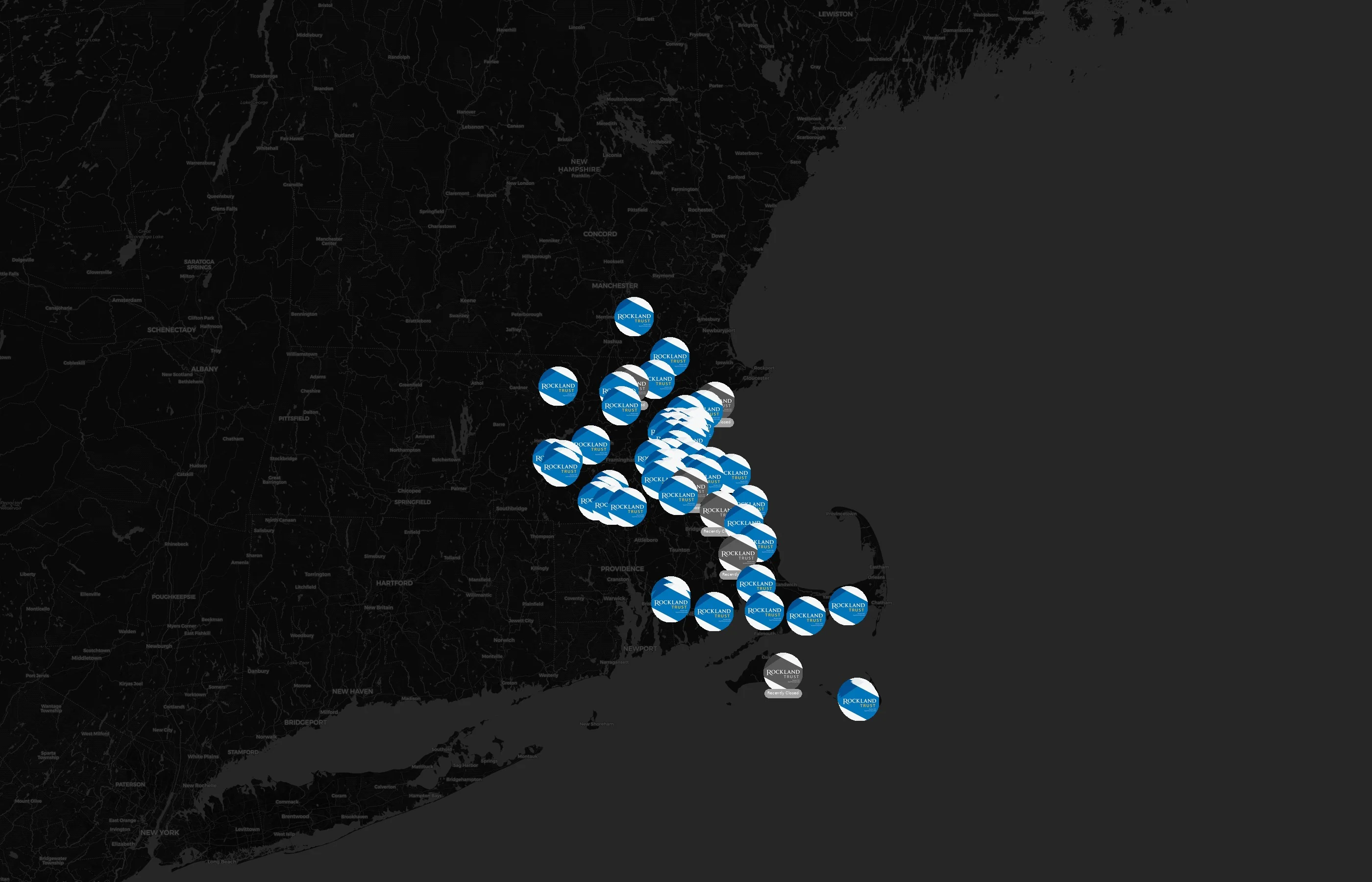 Rockland Trust city distribution