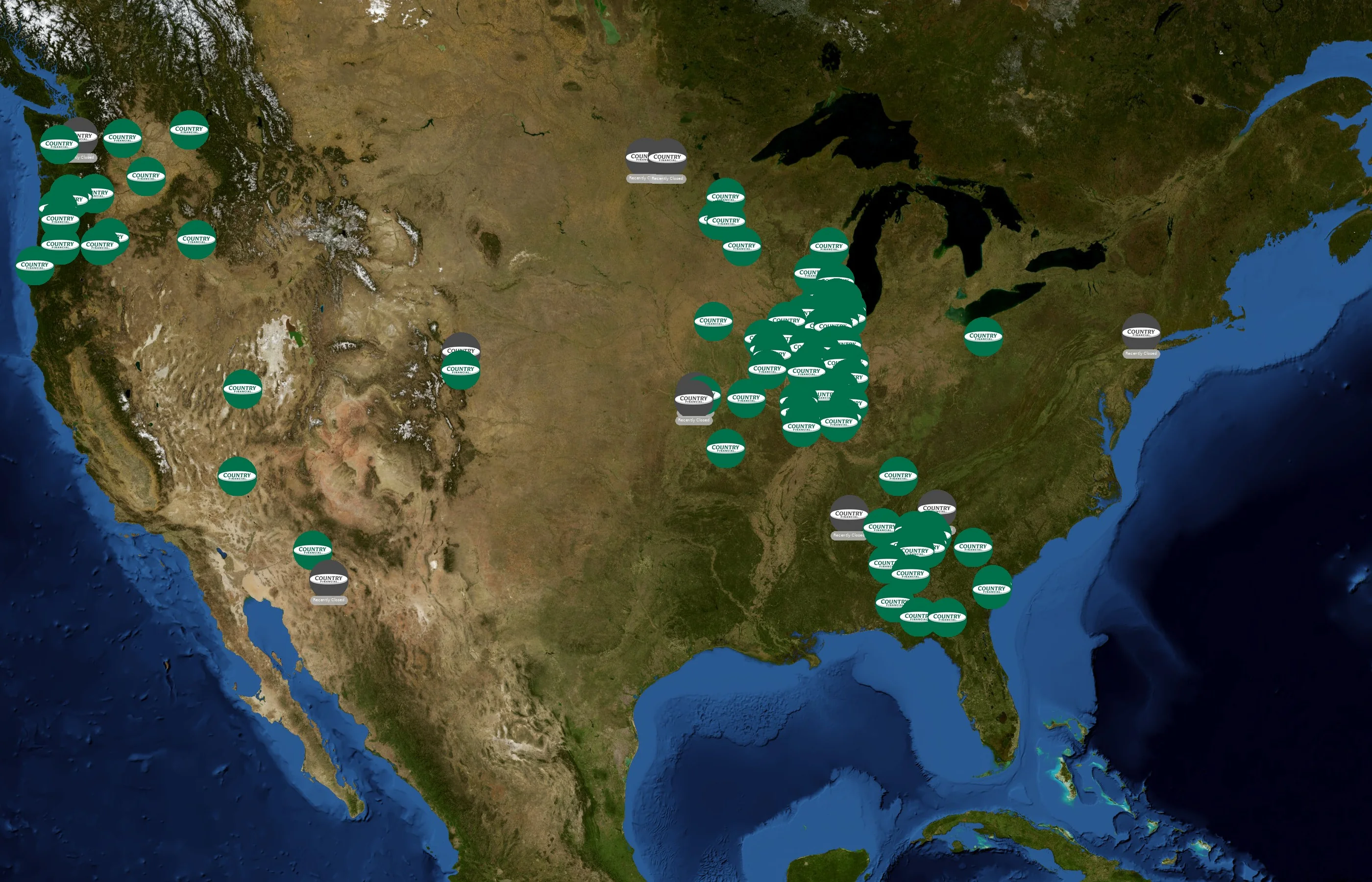 Country Financial state distribution