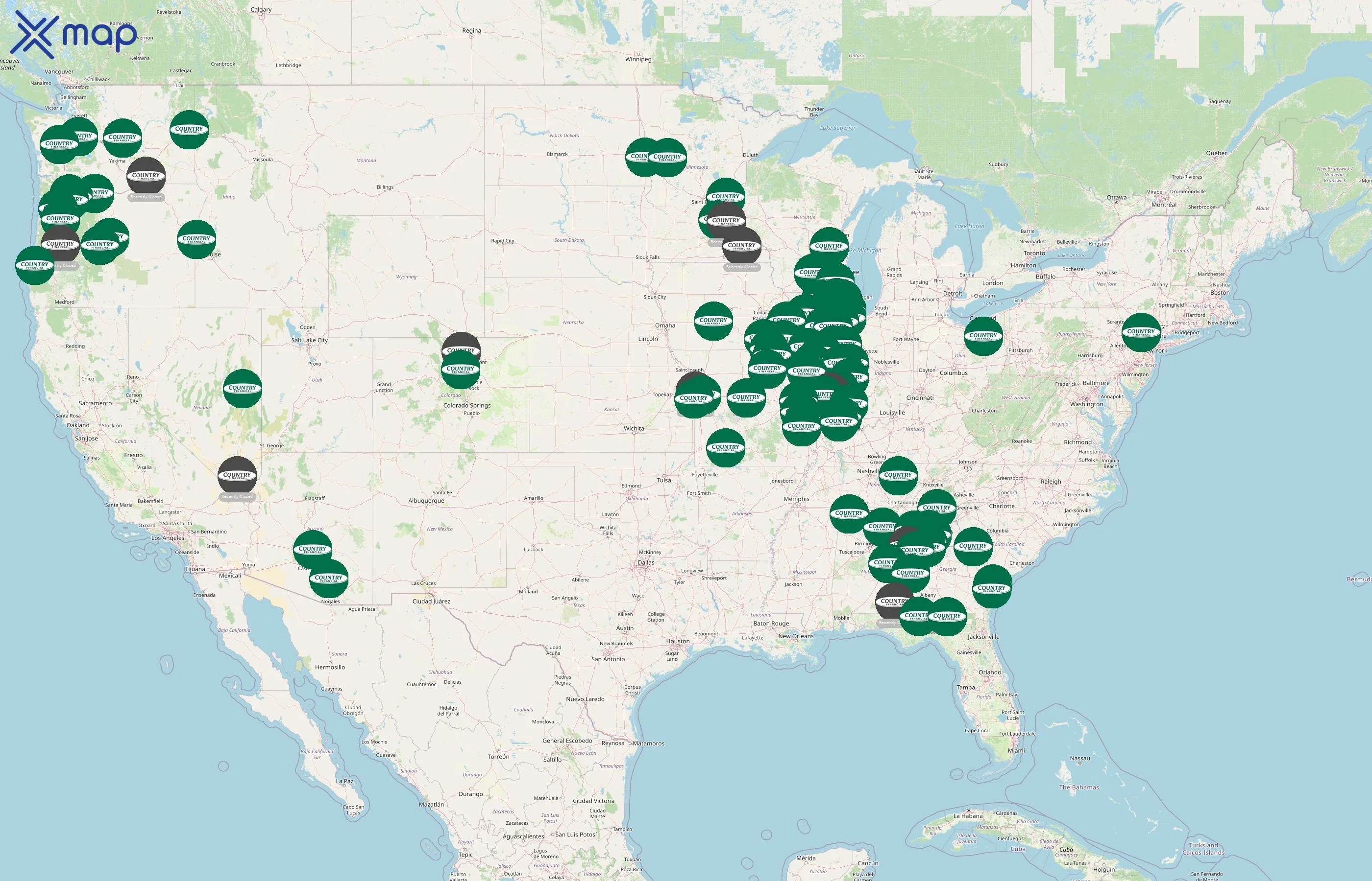 Country Financial business status