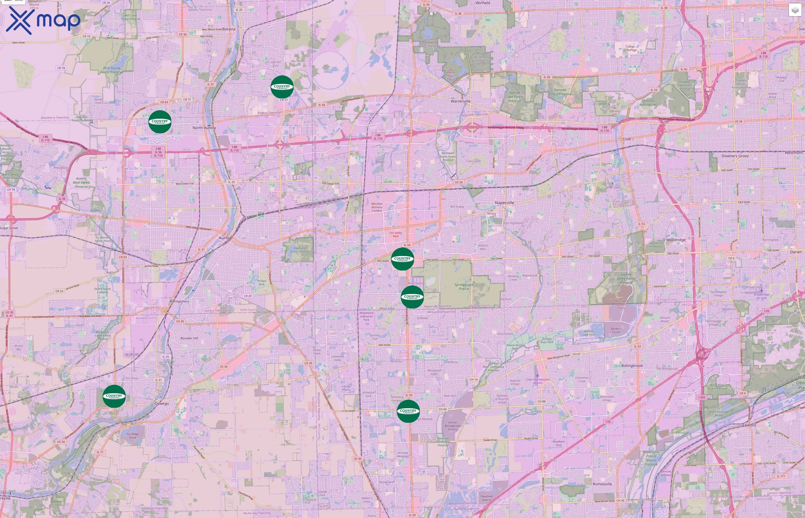 Country Financial traffic data