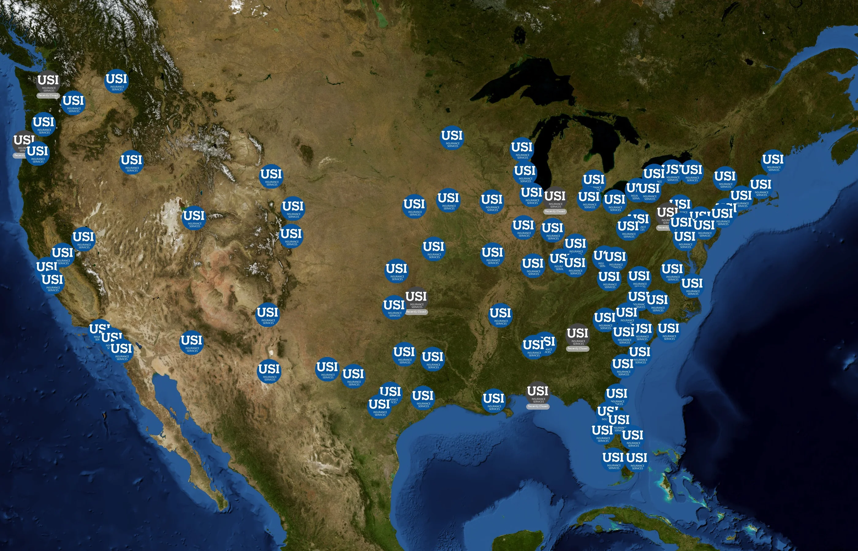 USI Insurance Services state distribution