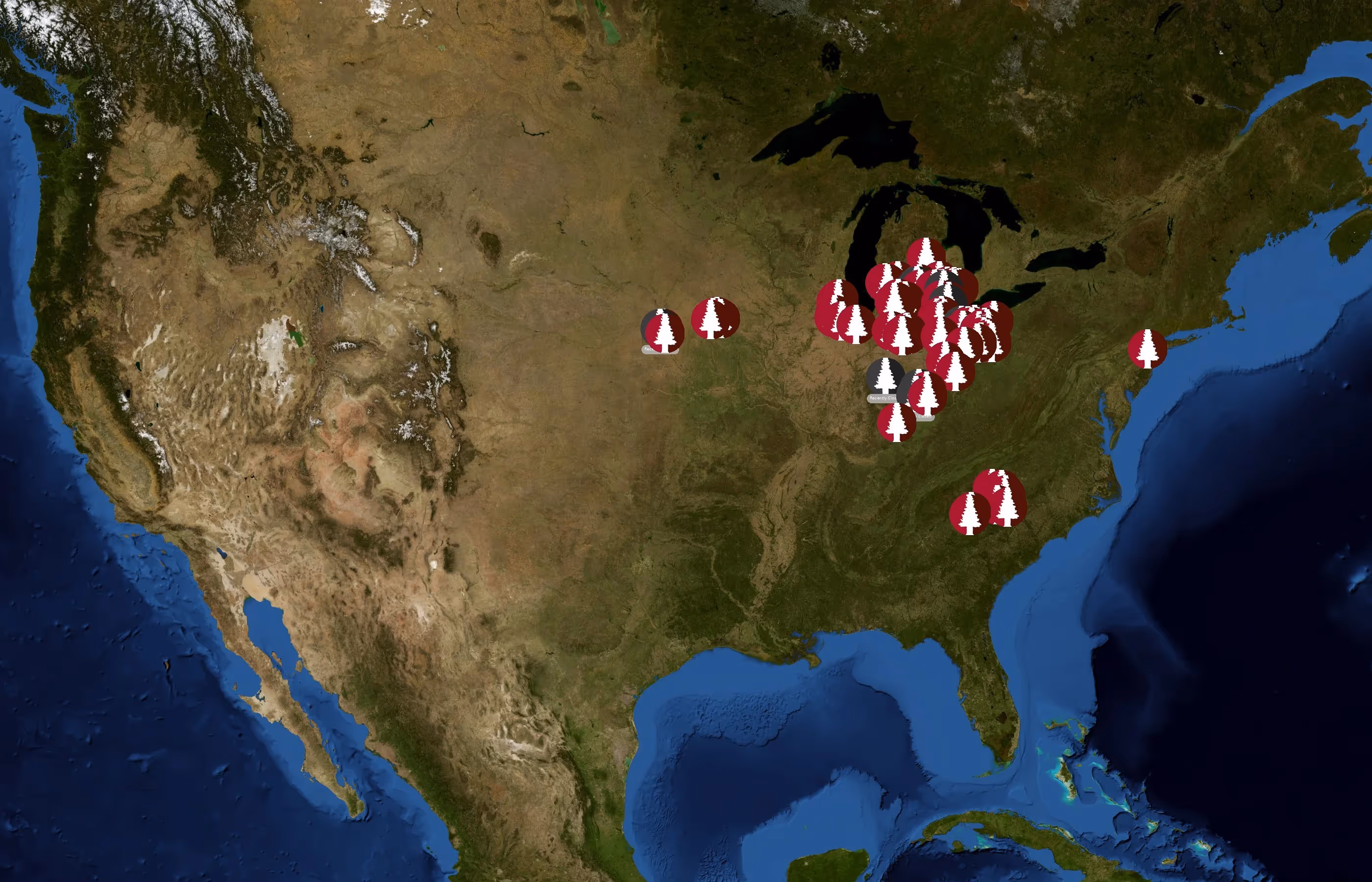 Redwood state distribution