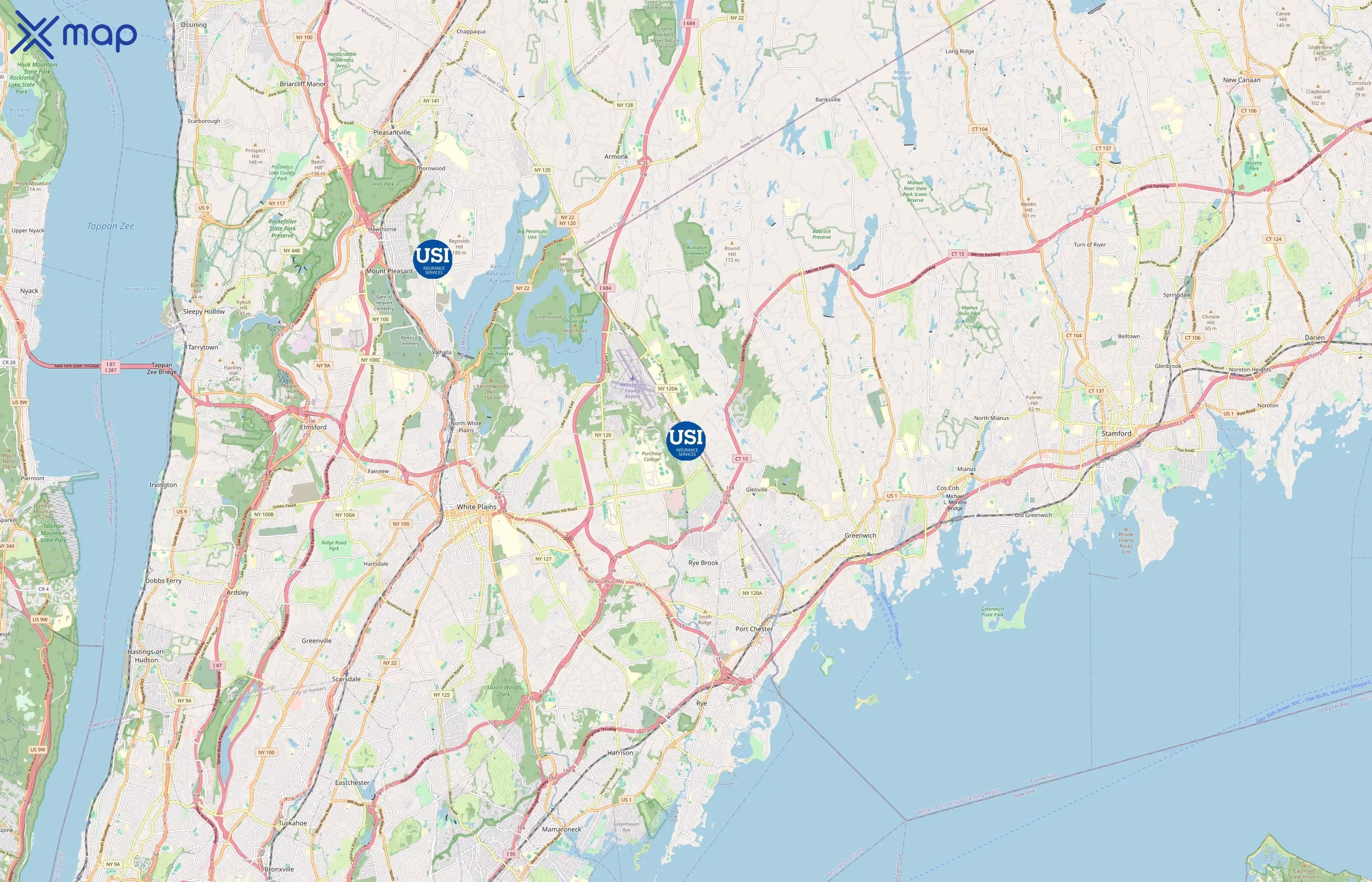 USI Insurance Services area coverage