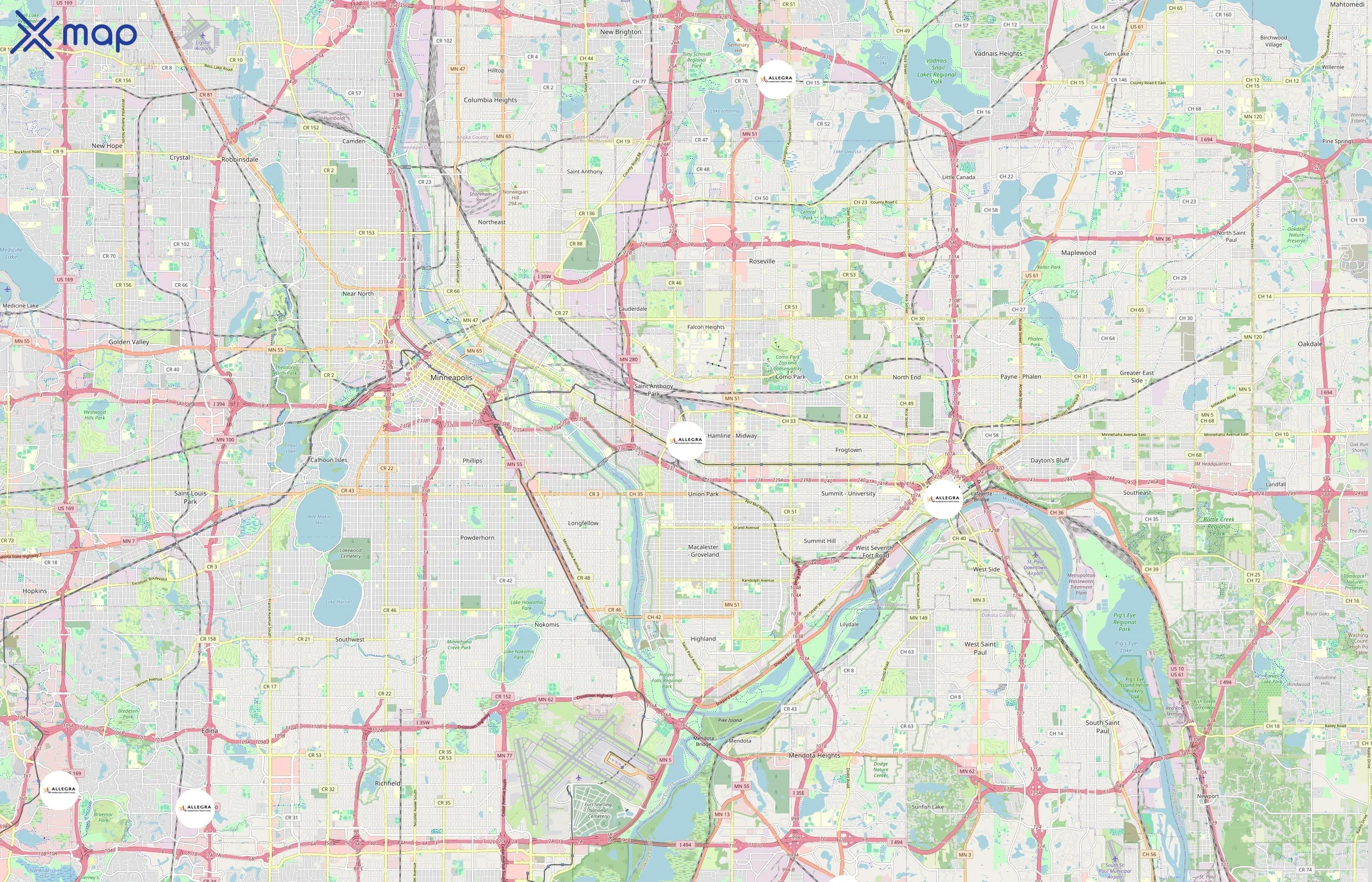 Allegra Marketing Print Mail area coverage