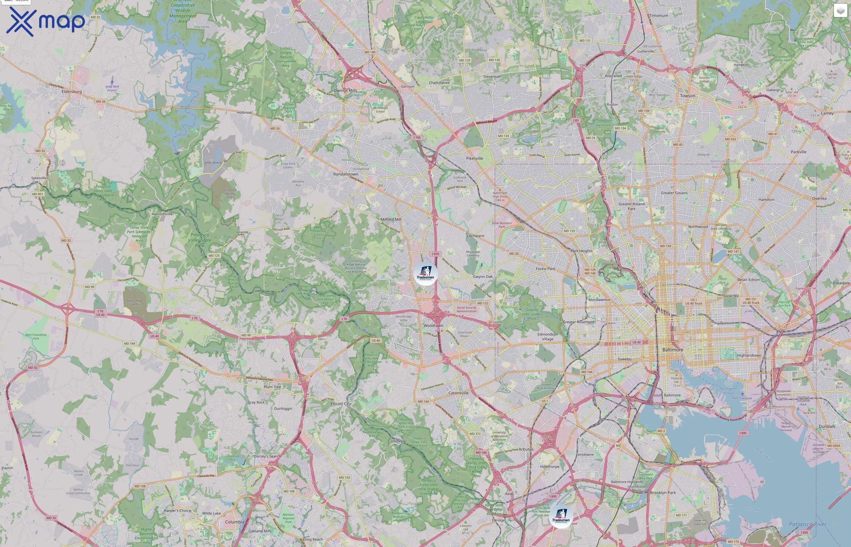 Tradesmen International traffic data