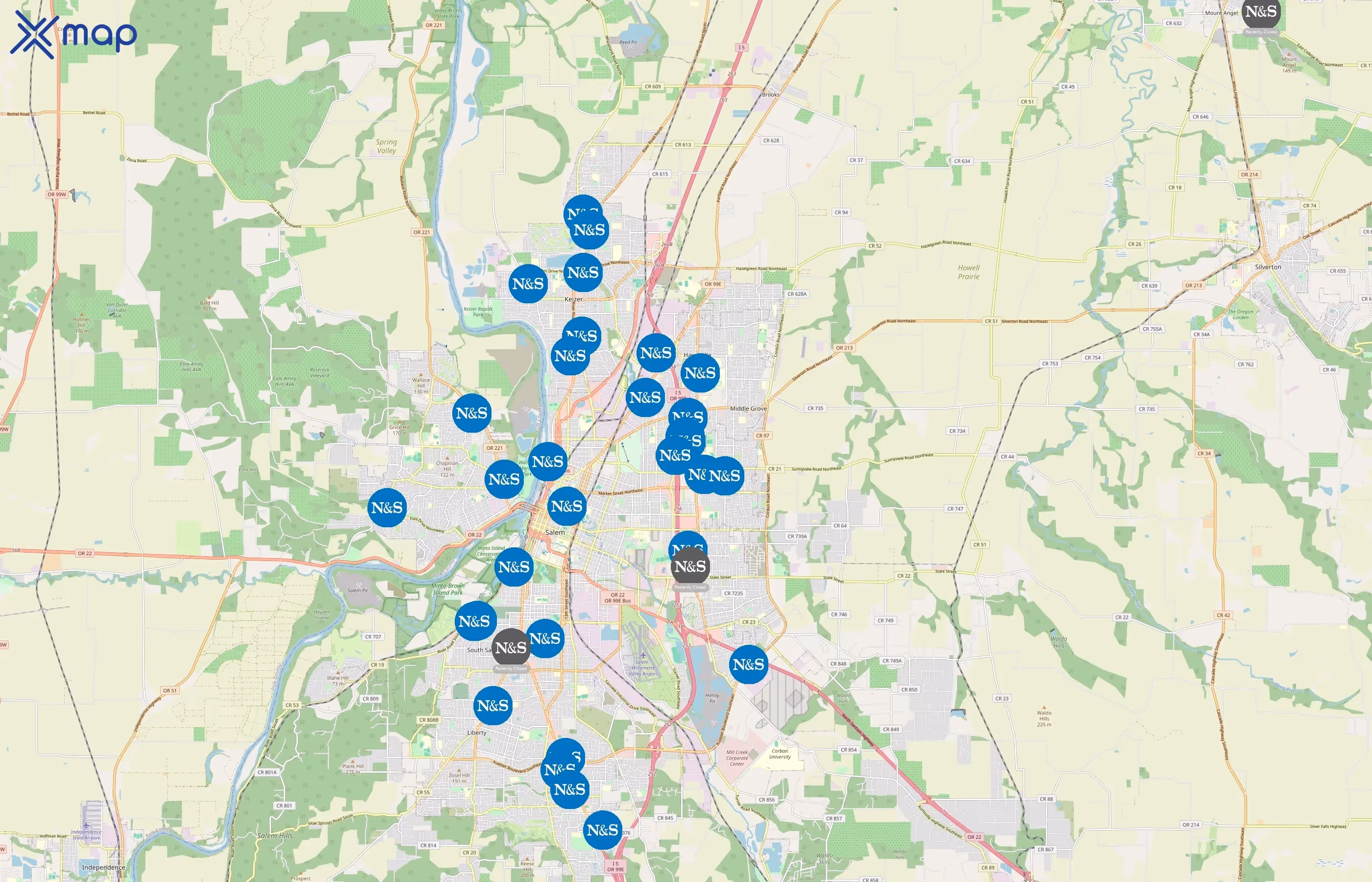 Norris & Stevens area coverage