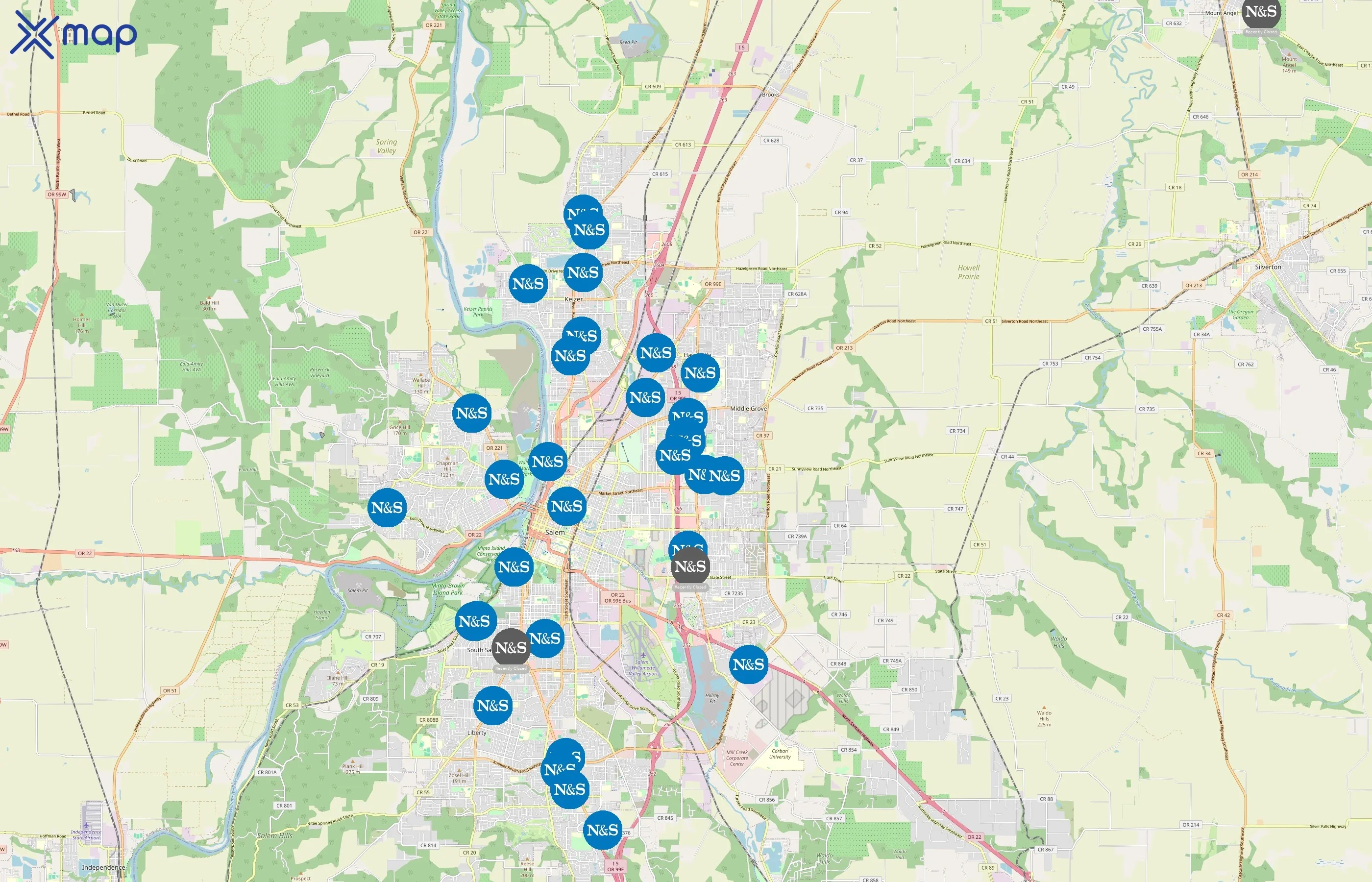 Norris & Stevens area coverage