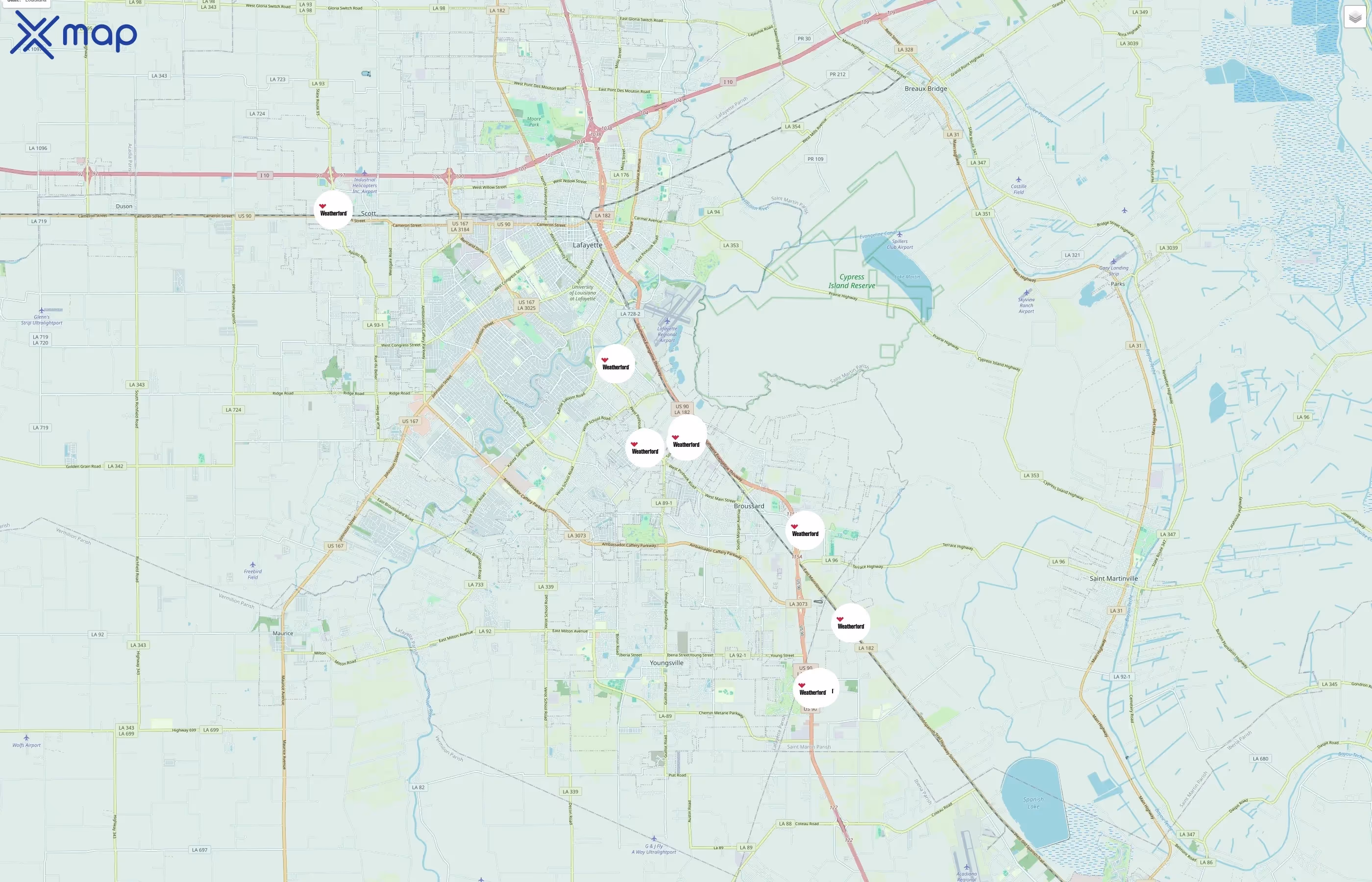 Weatherford International traffic data
