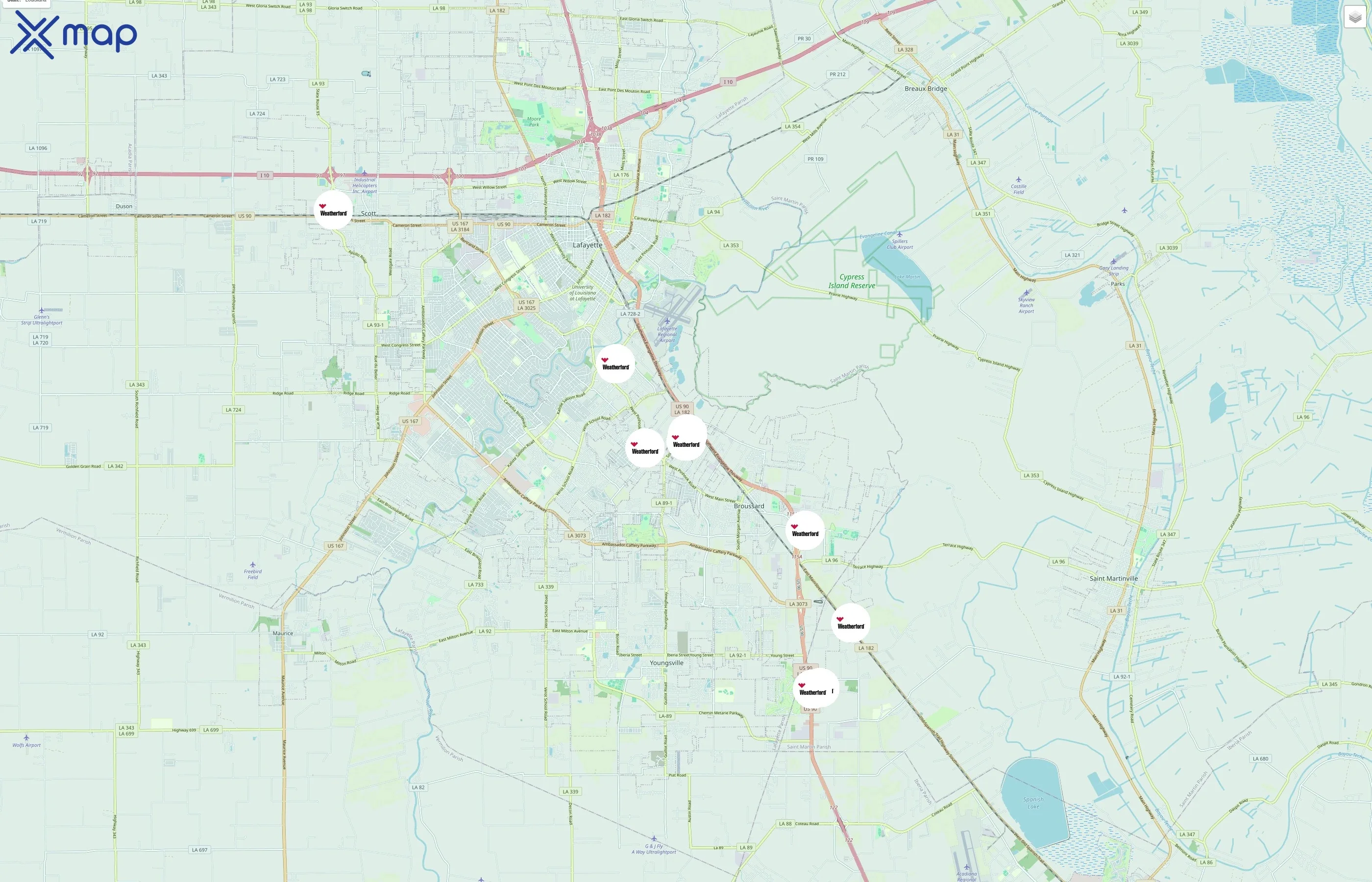 Weatherford International traffic data