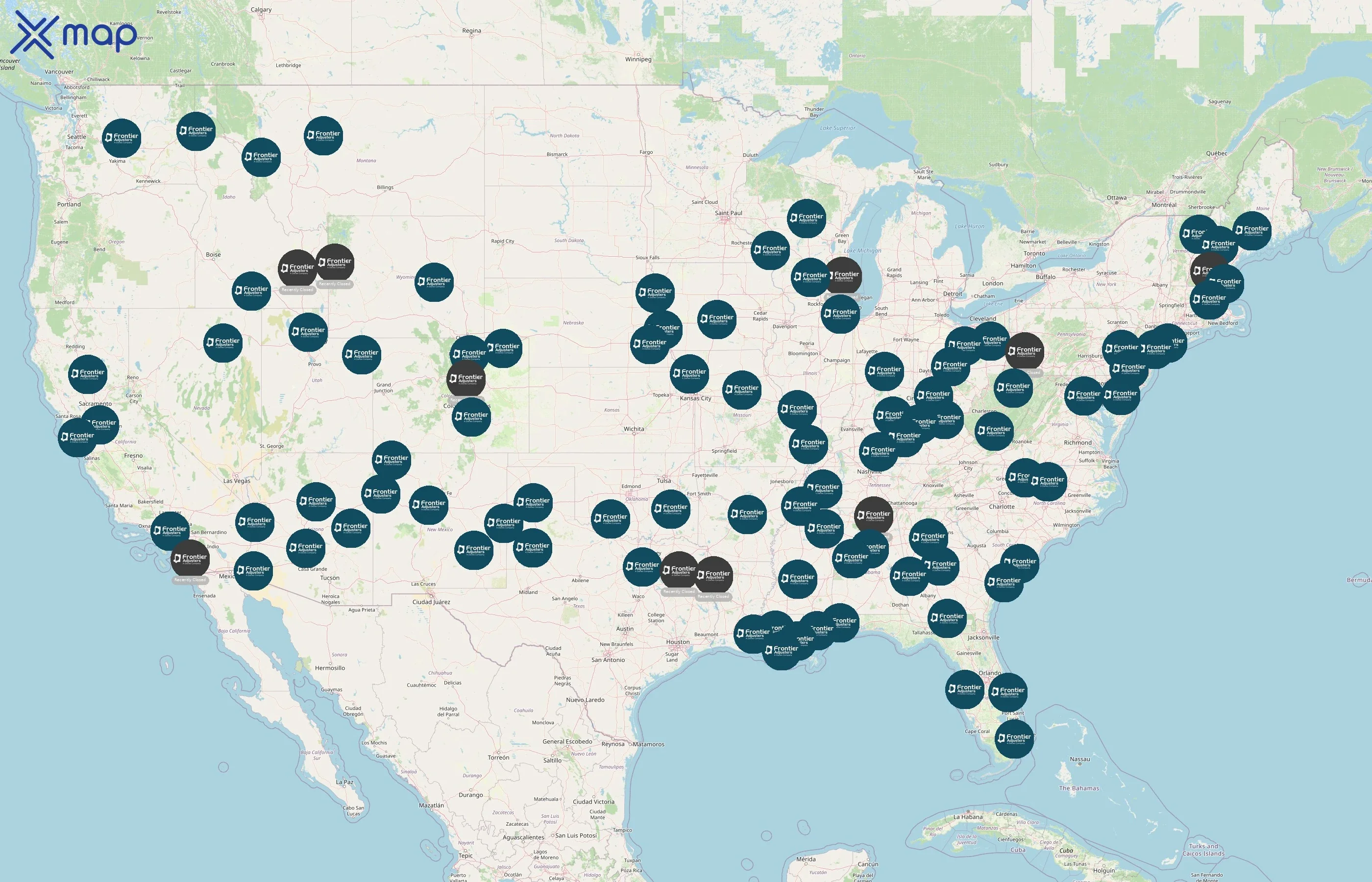 Frontier Adjusters Inc business status