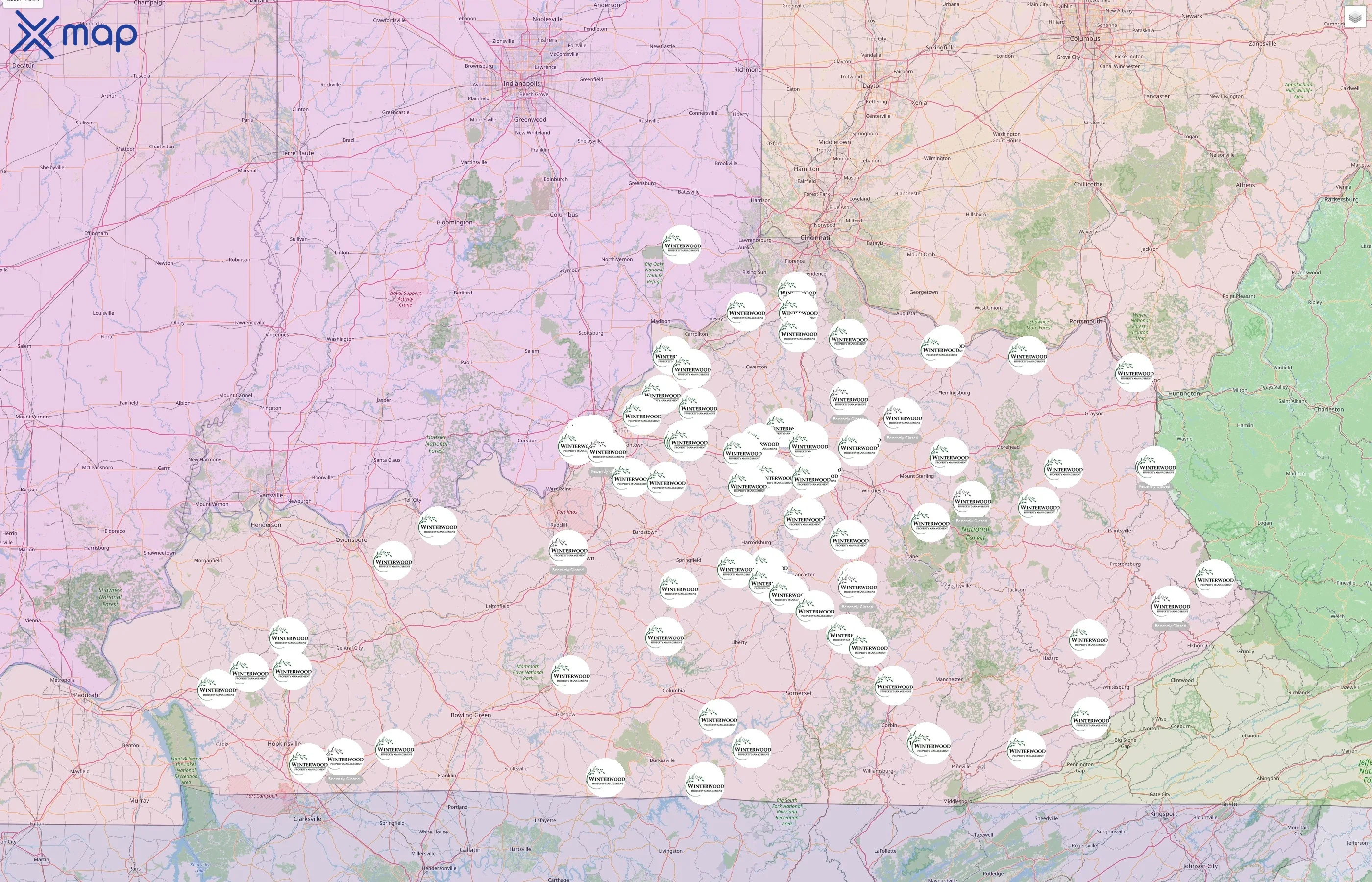 Winterwood Inc street hotspots