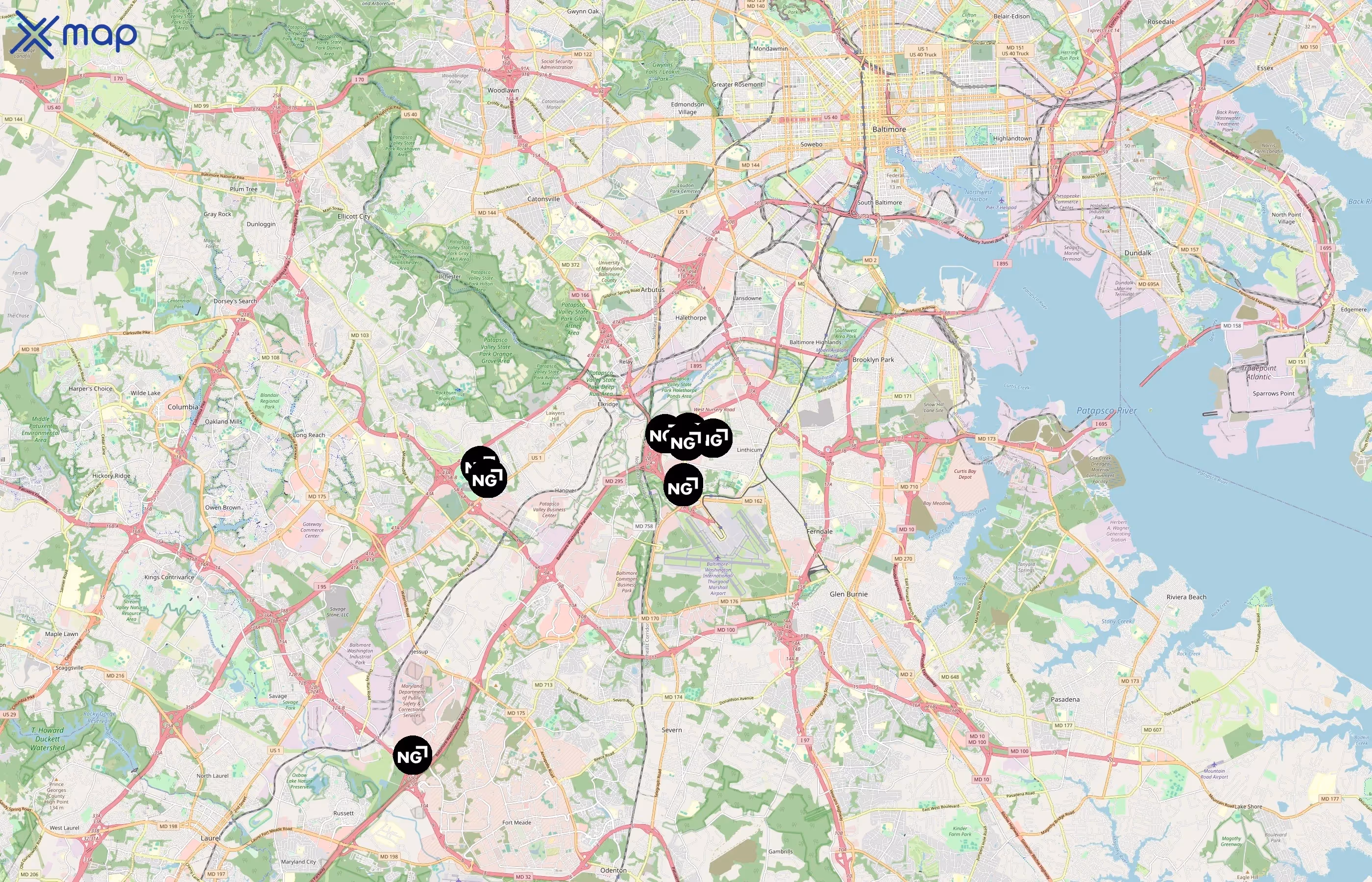 Northrop Grumman area coverage