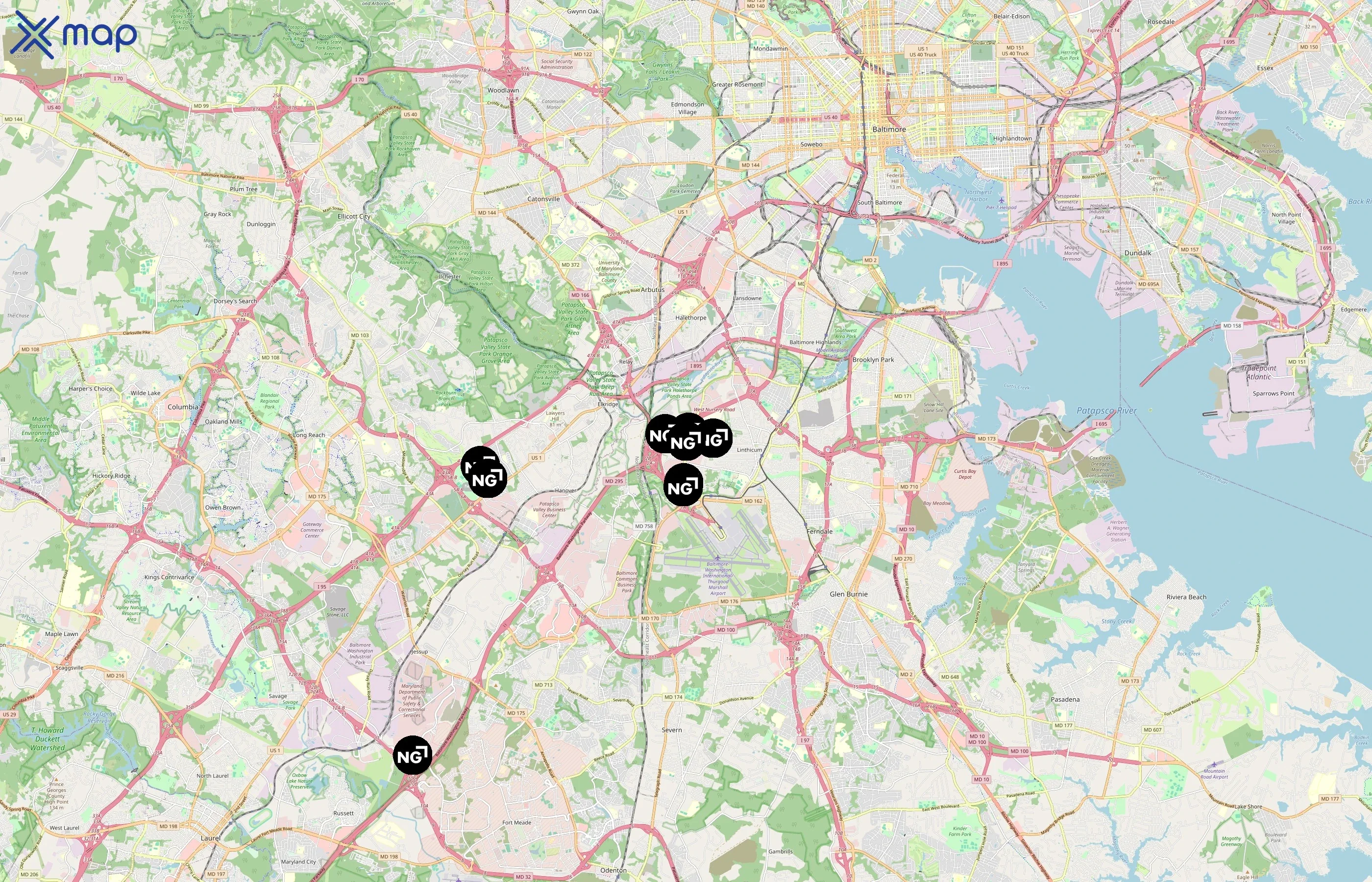 Northrop Grumman area coverage