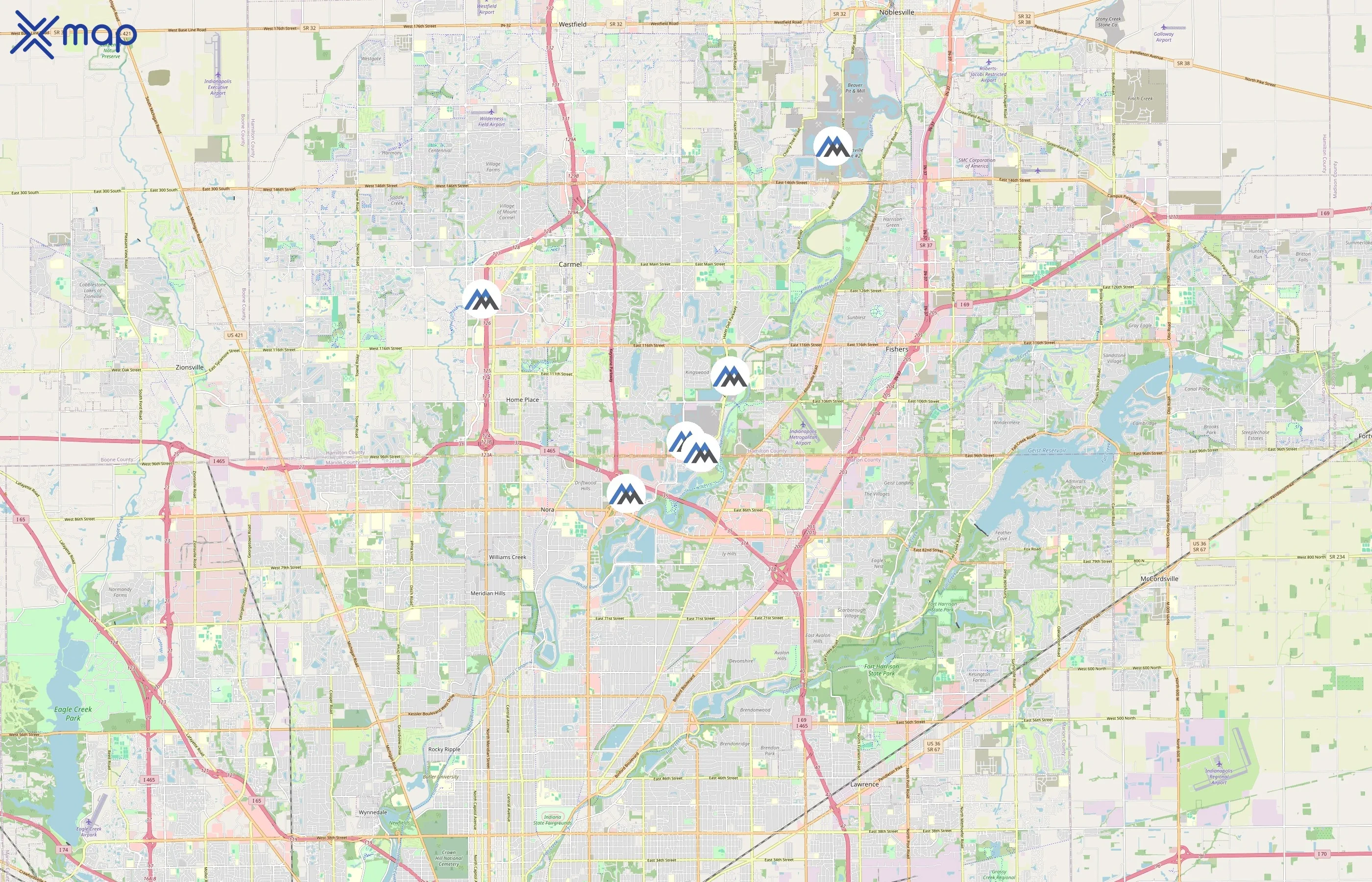 Martin Marietta area coverage