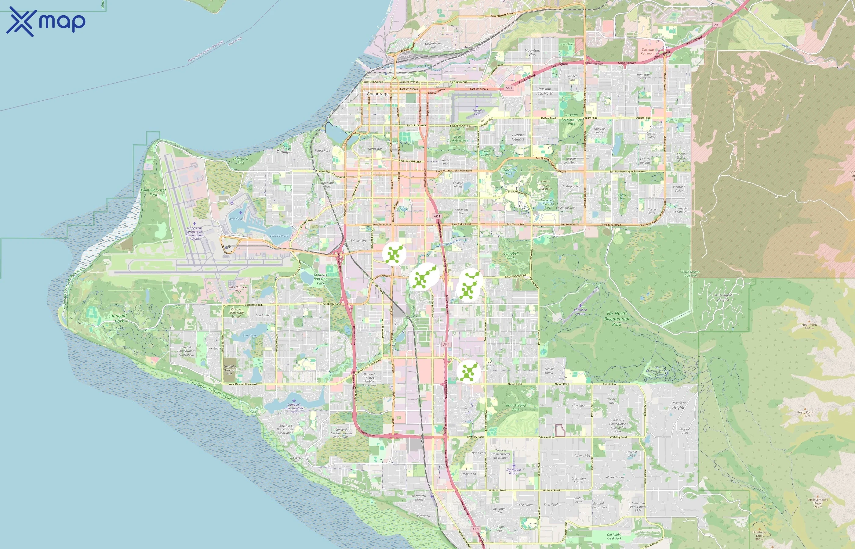 ALCOLOCK area coverage