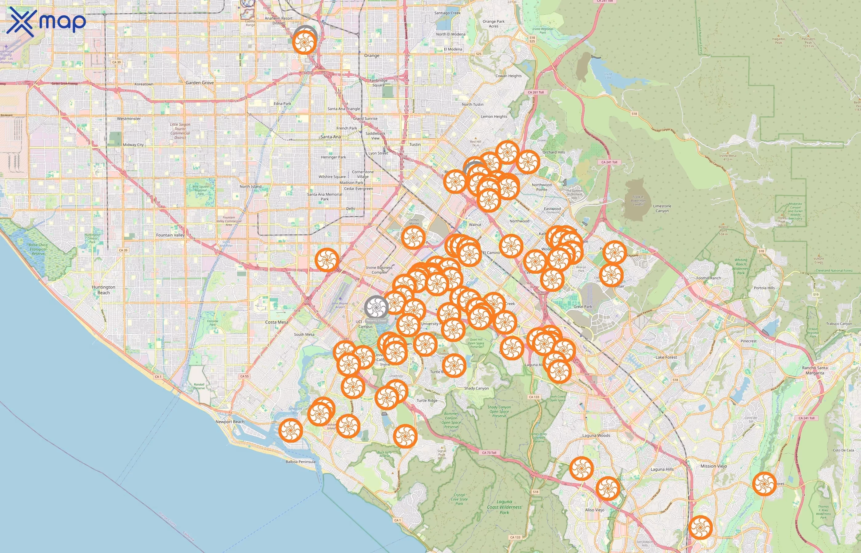 Irvine Company Apartments area coverage