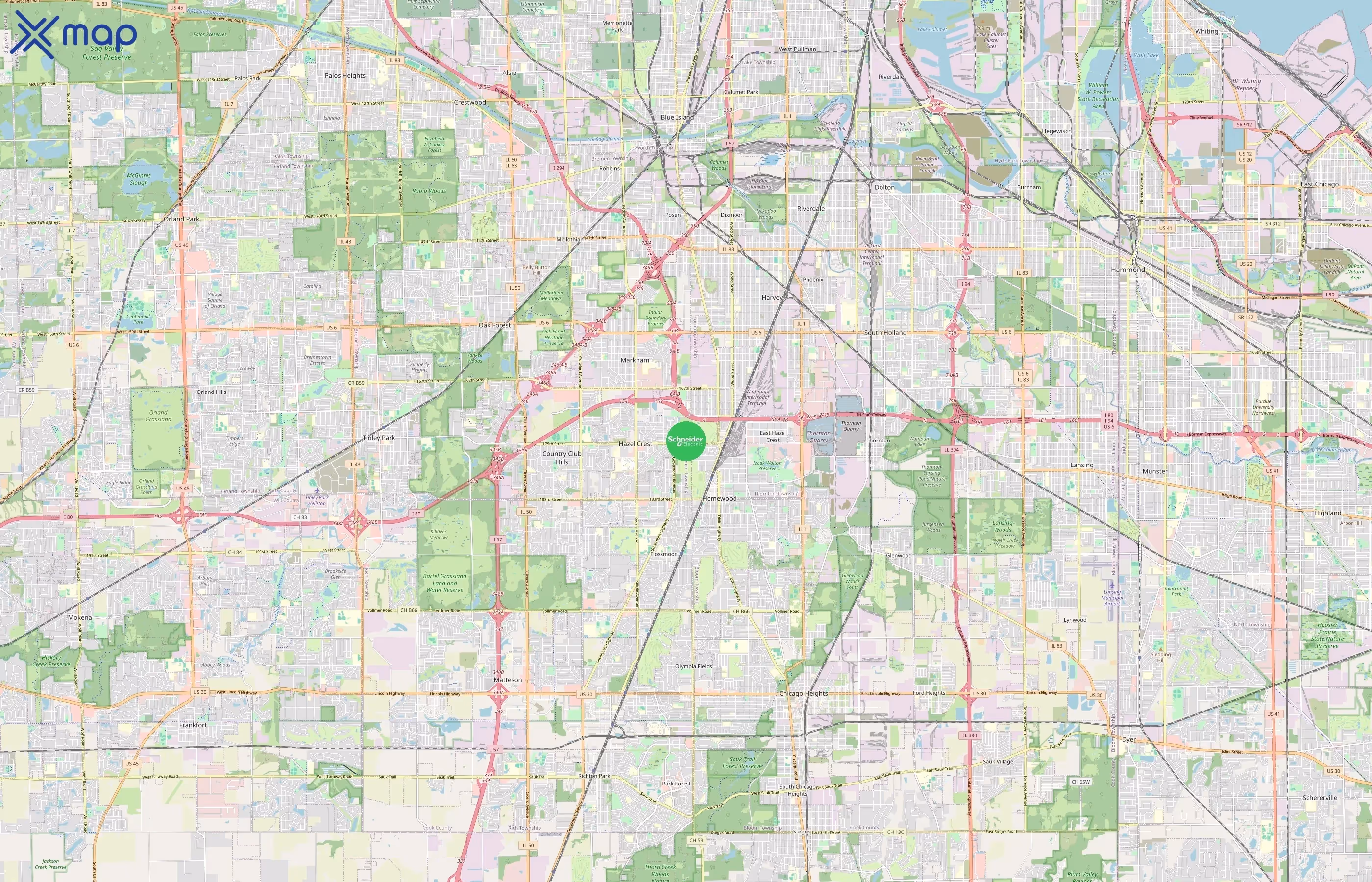 Schneider Electric area coverage