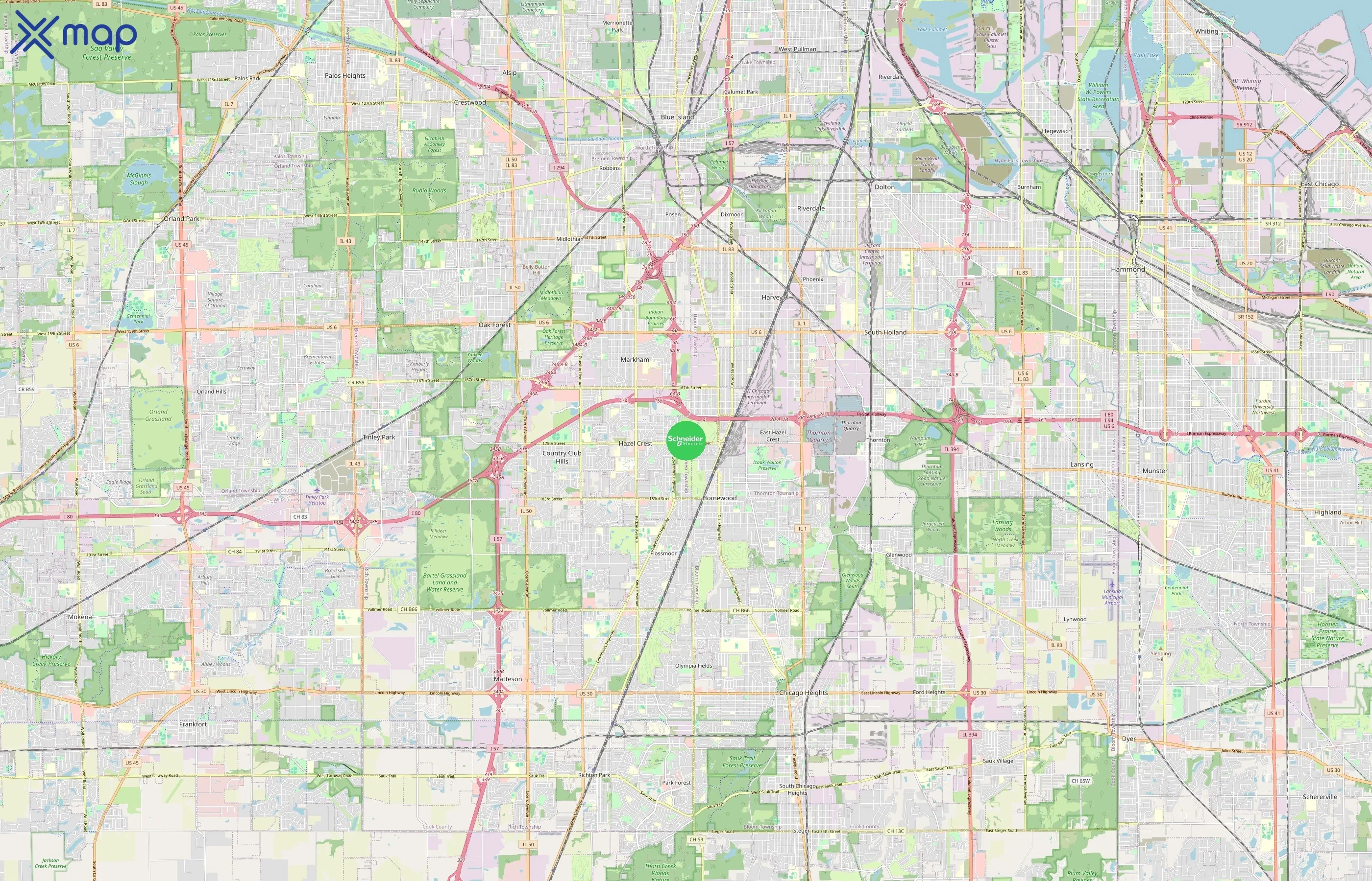 Schneider Electric area coverage