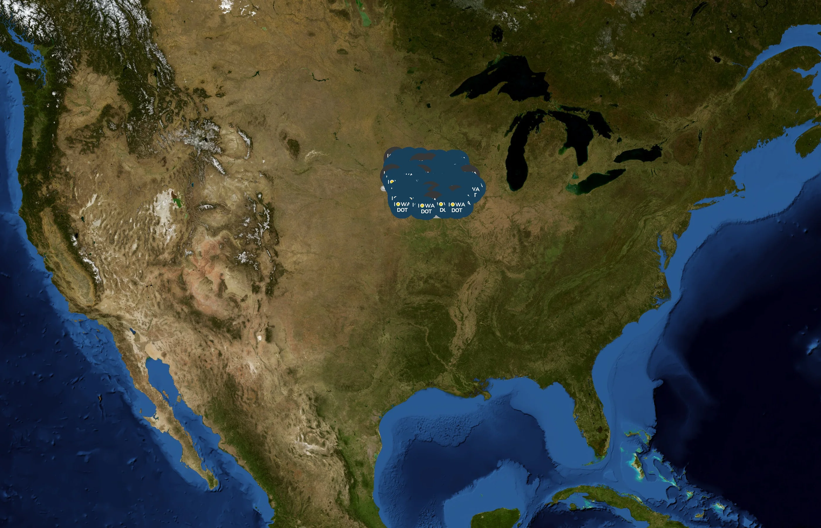 Iowa Department of Transportation state distribution