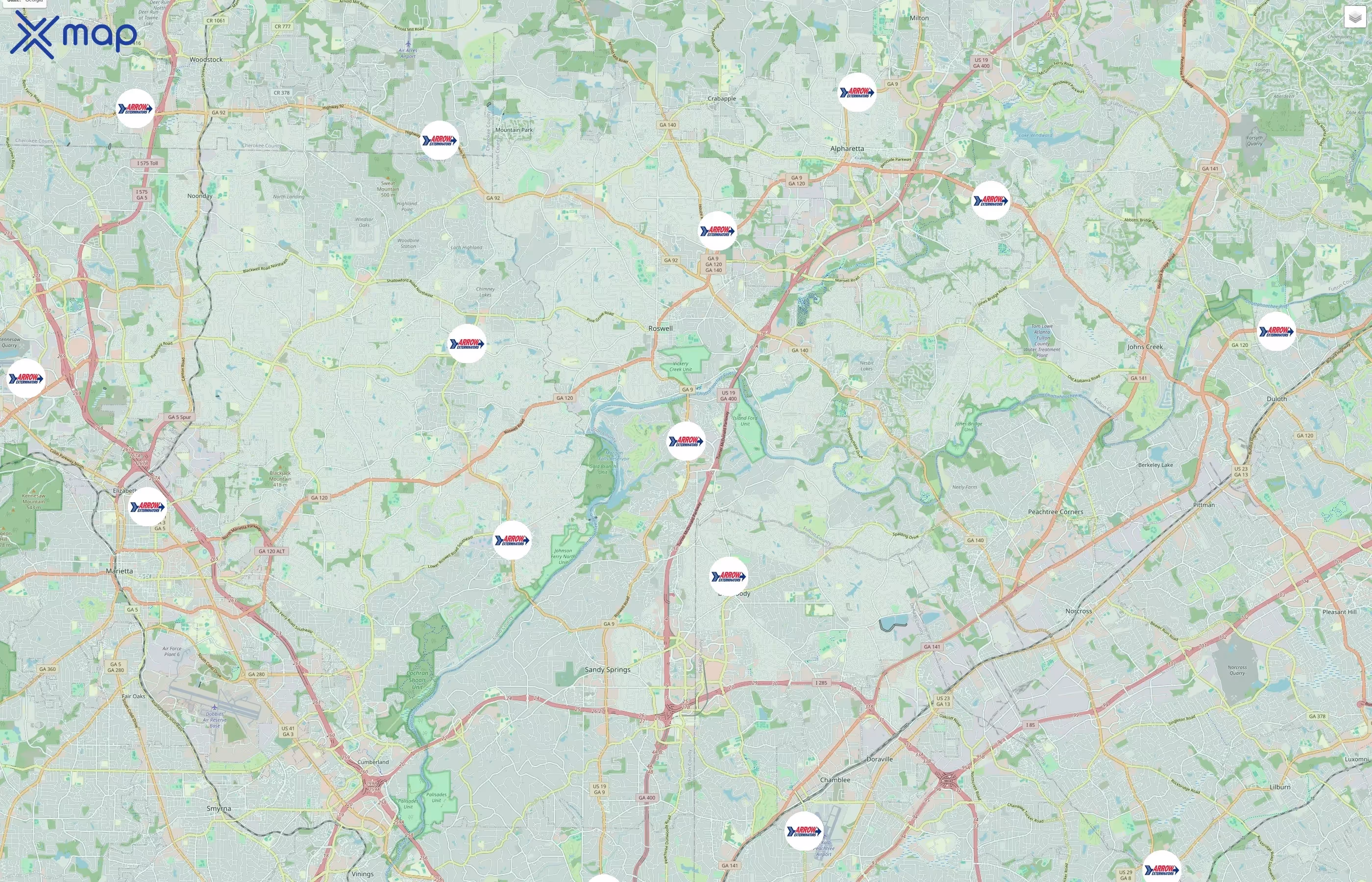 Arrow Exterminators traffic data