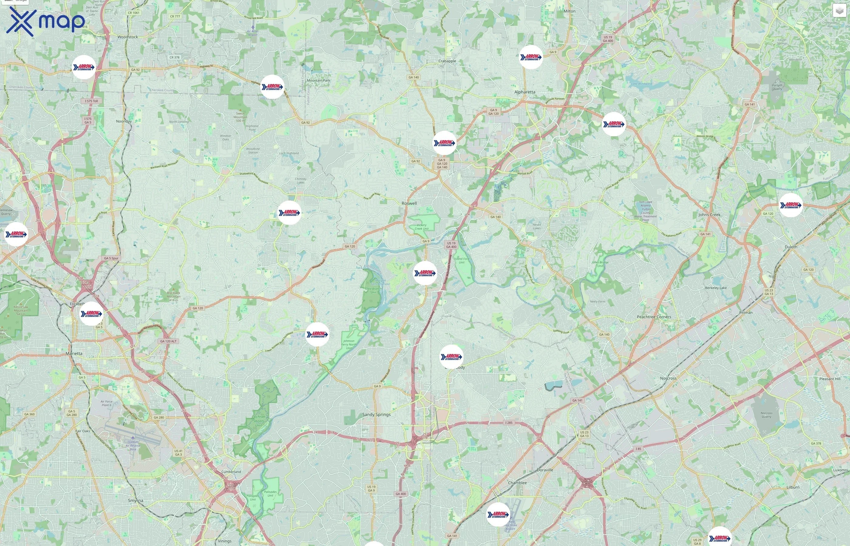 Arrow Exterminators traffic data