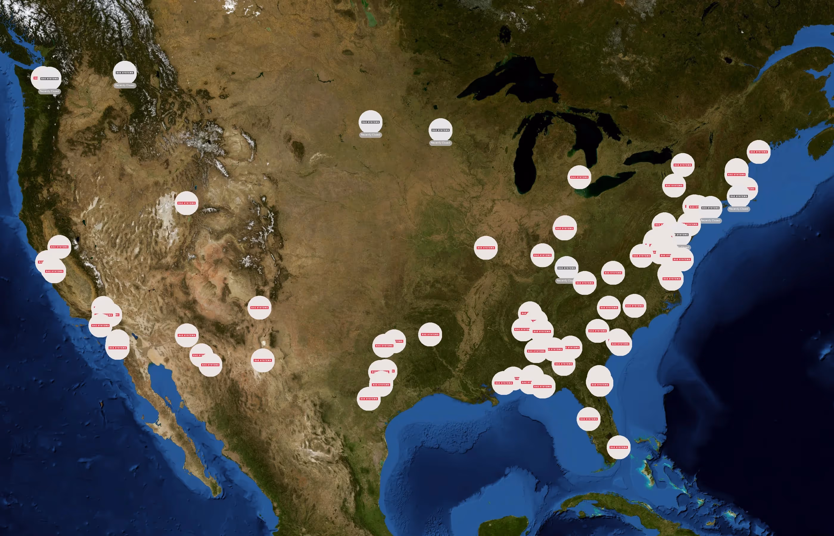 BAE Systems state distribution