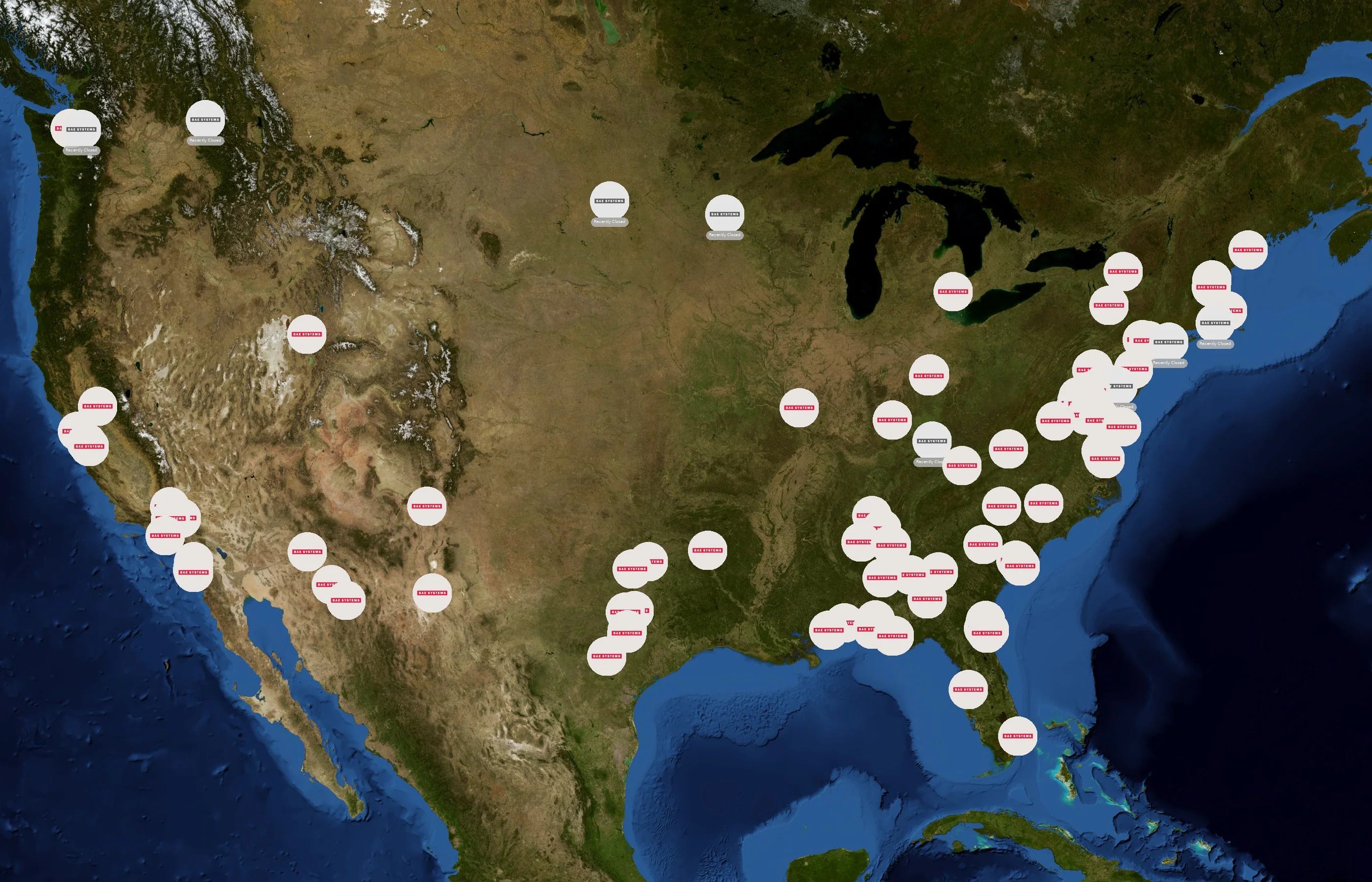 BAE Systems state distribution