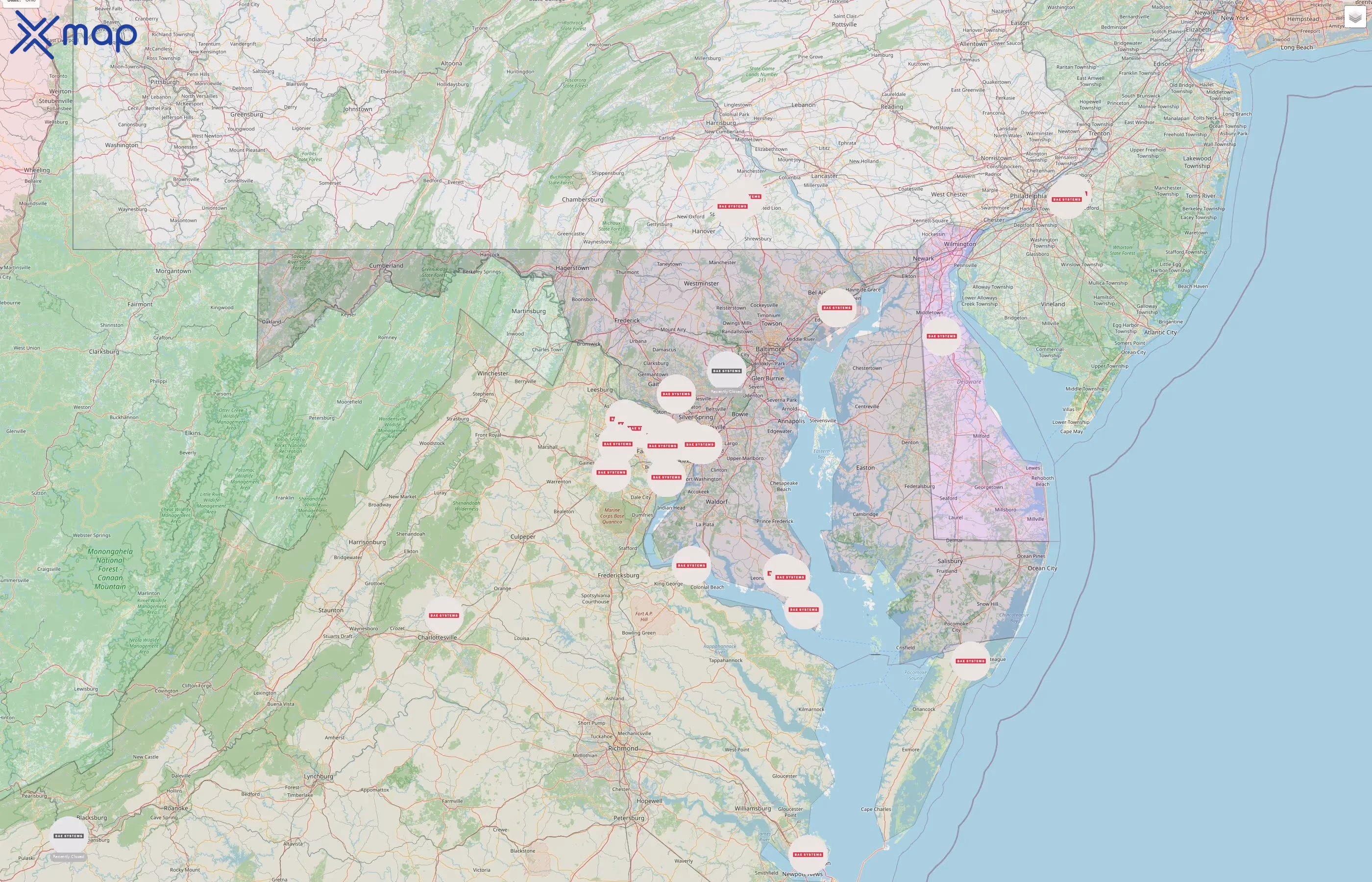 BAE Systems street hotspots