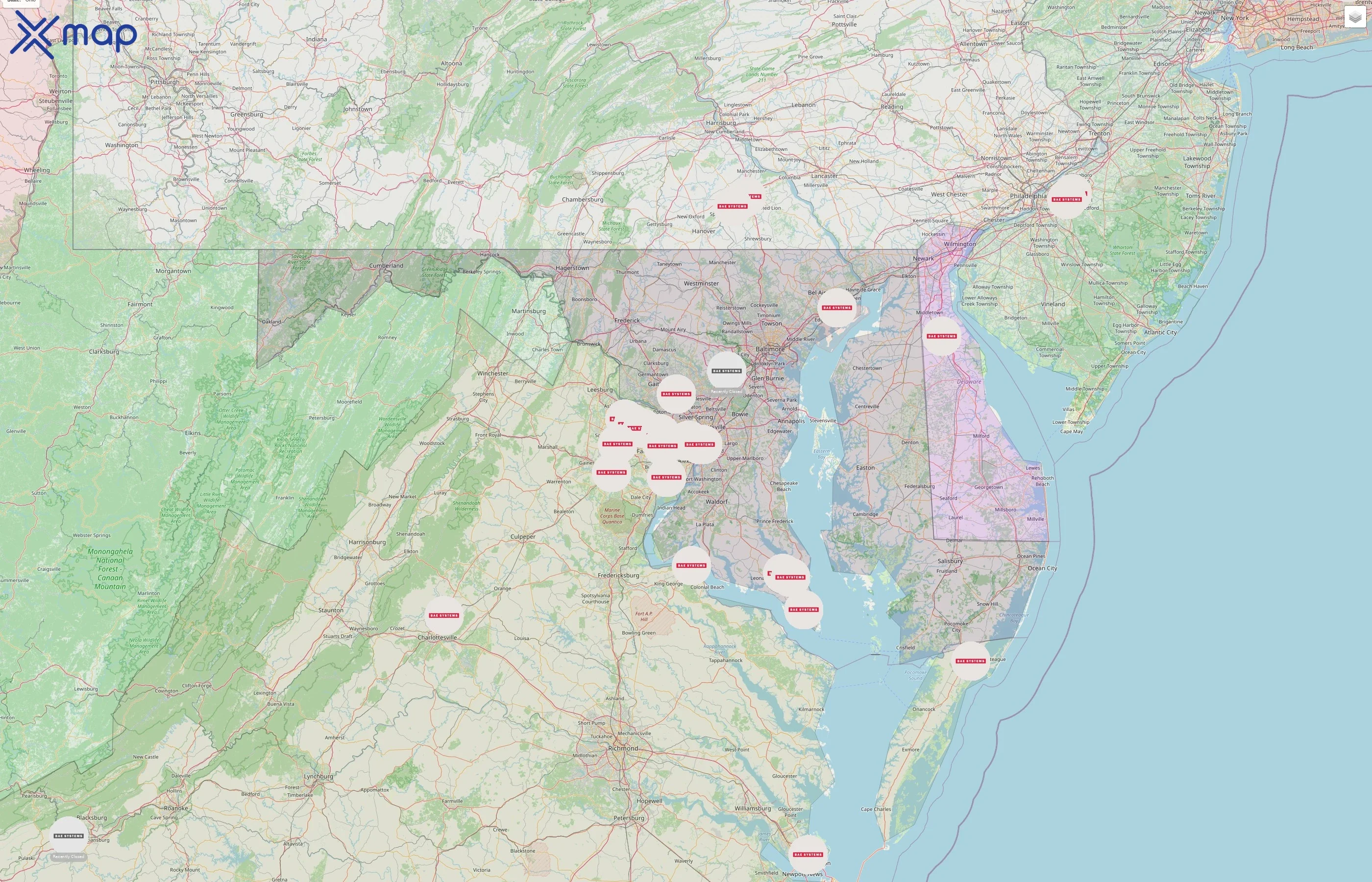 BAE Systems street hotspots
