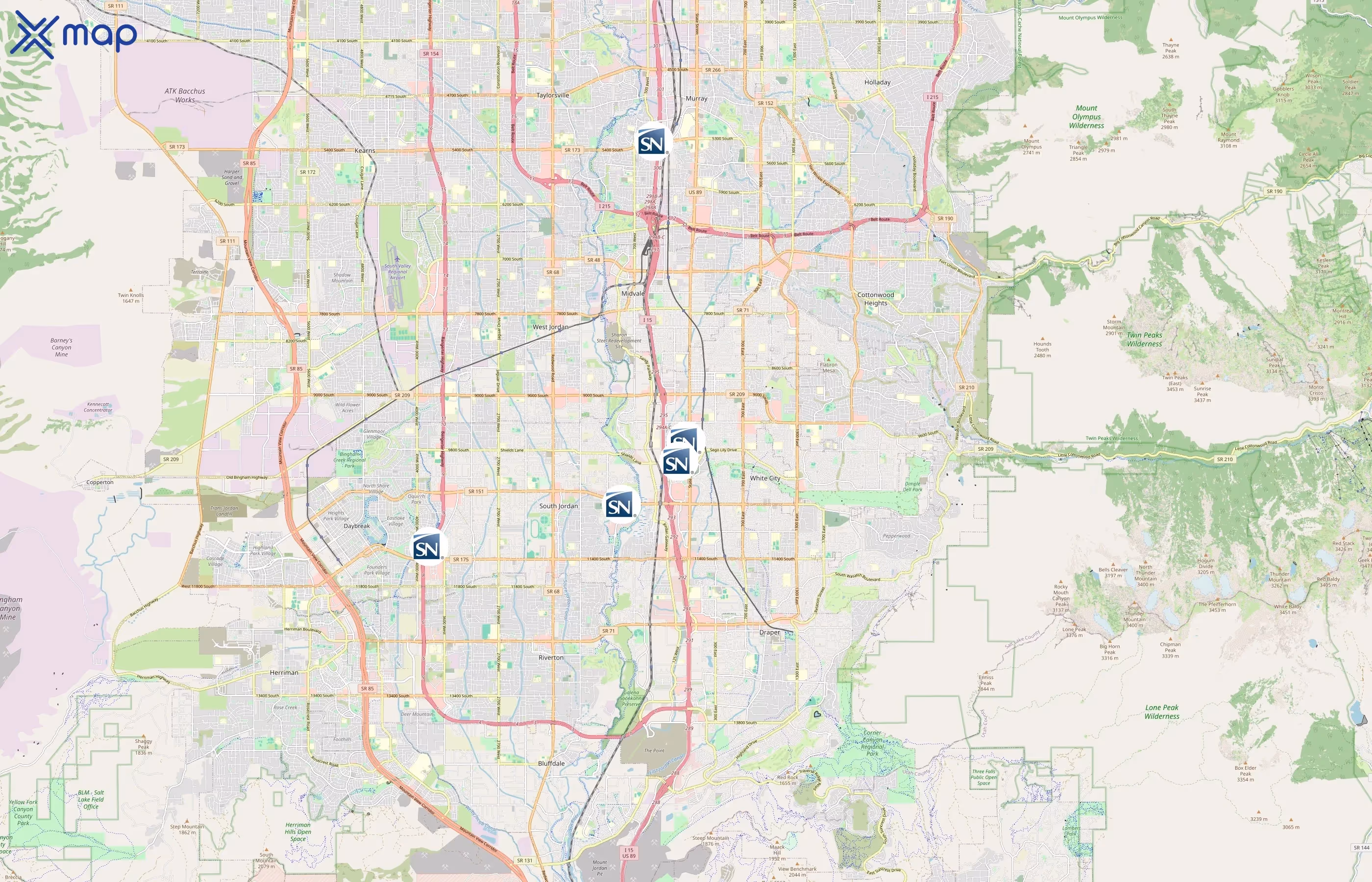 SecurityNational Mortgage Company area coverage