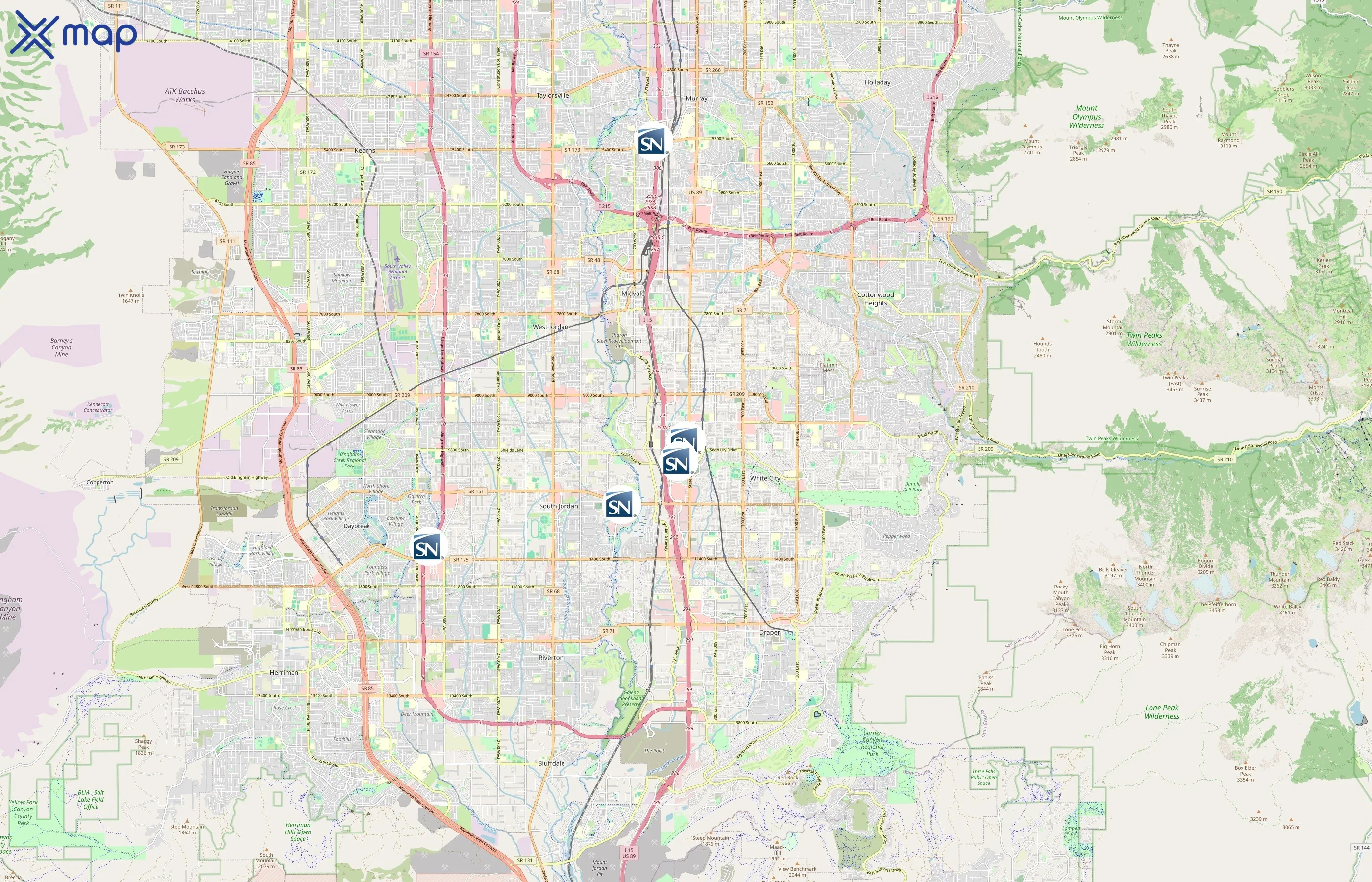 SecurityNational Mortgage Company area coverage