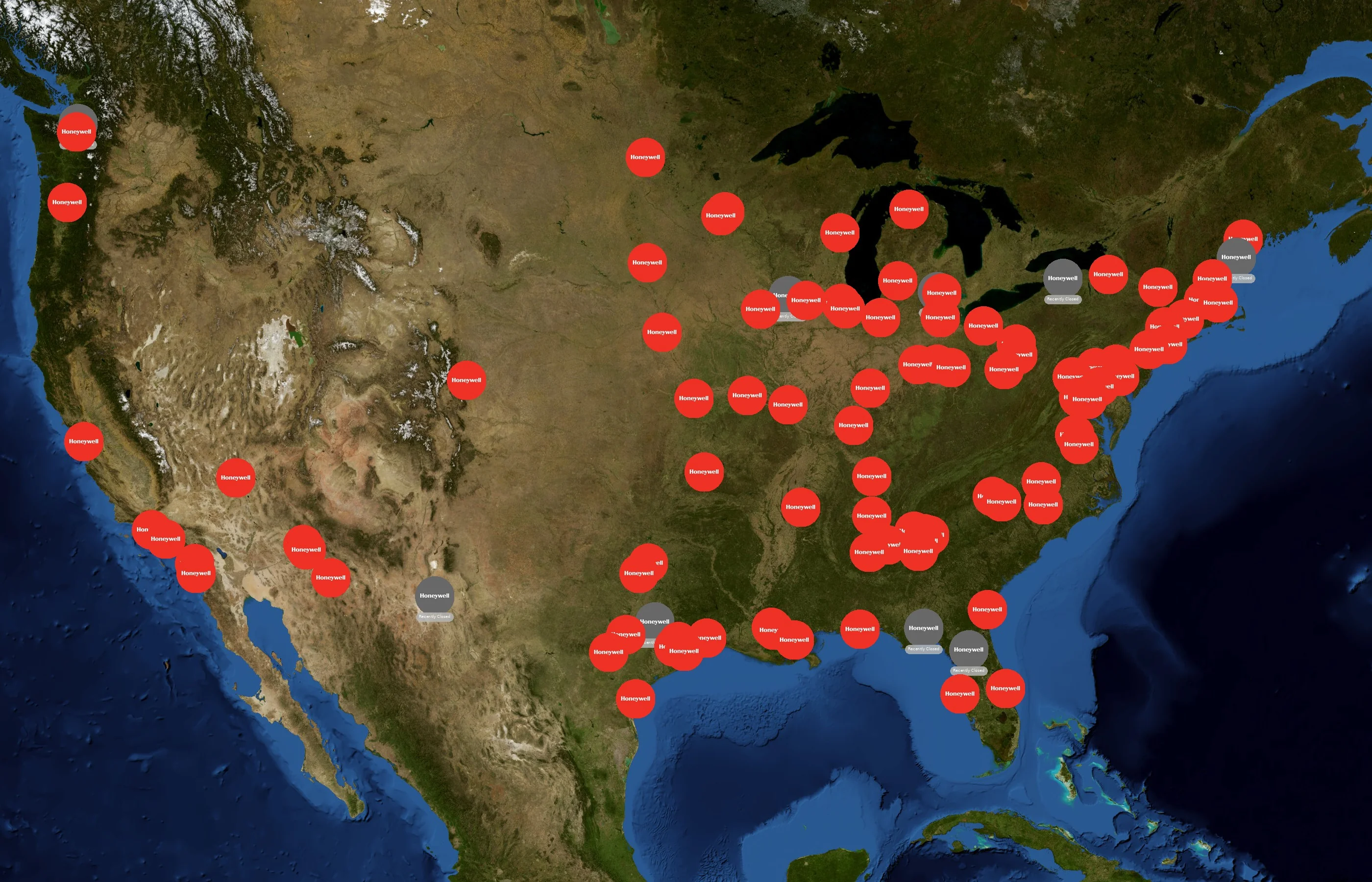 Honeywell state distribution