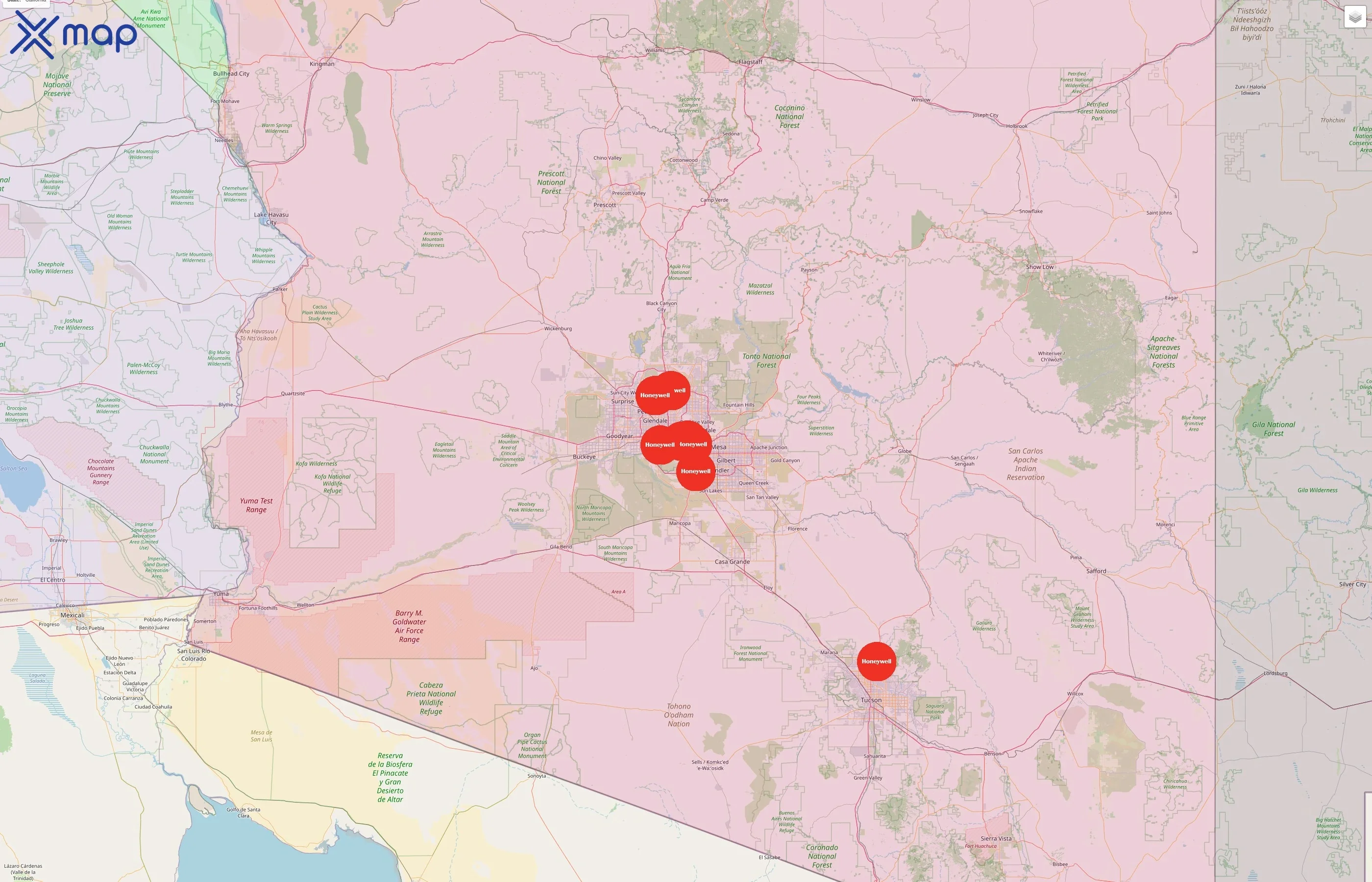 Honeywell street hotspots