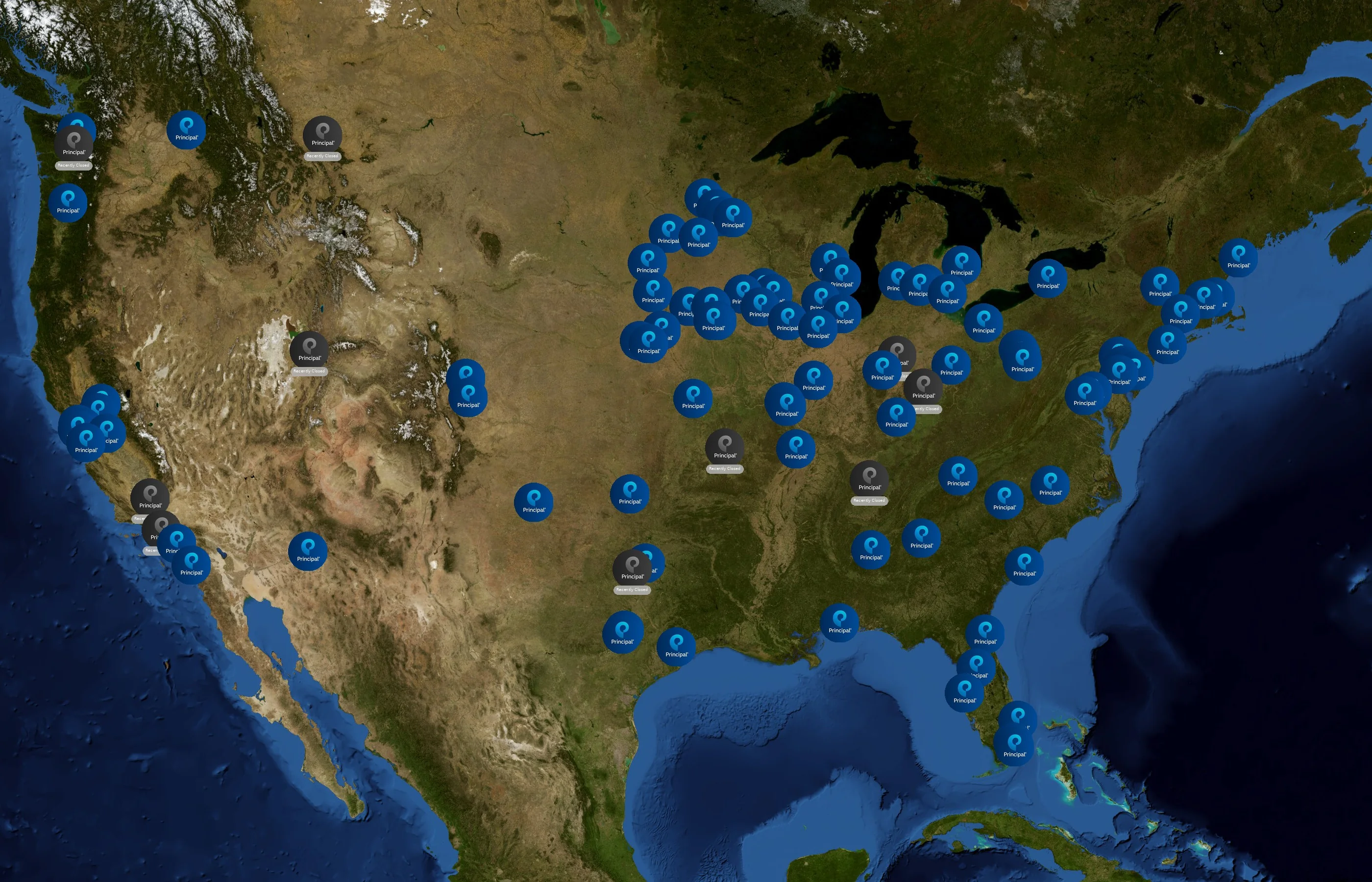Principal Financial Group state distribution