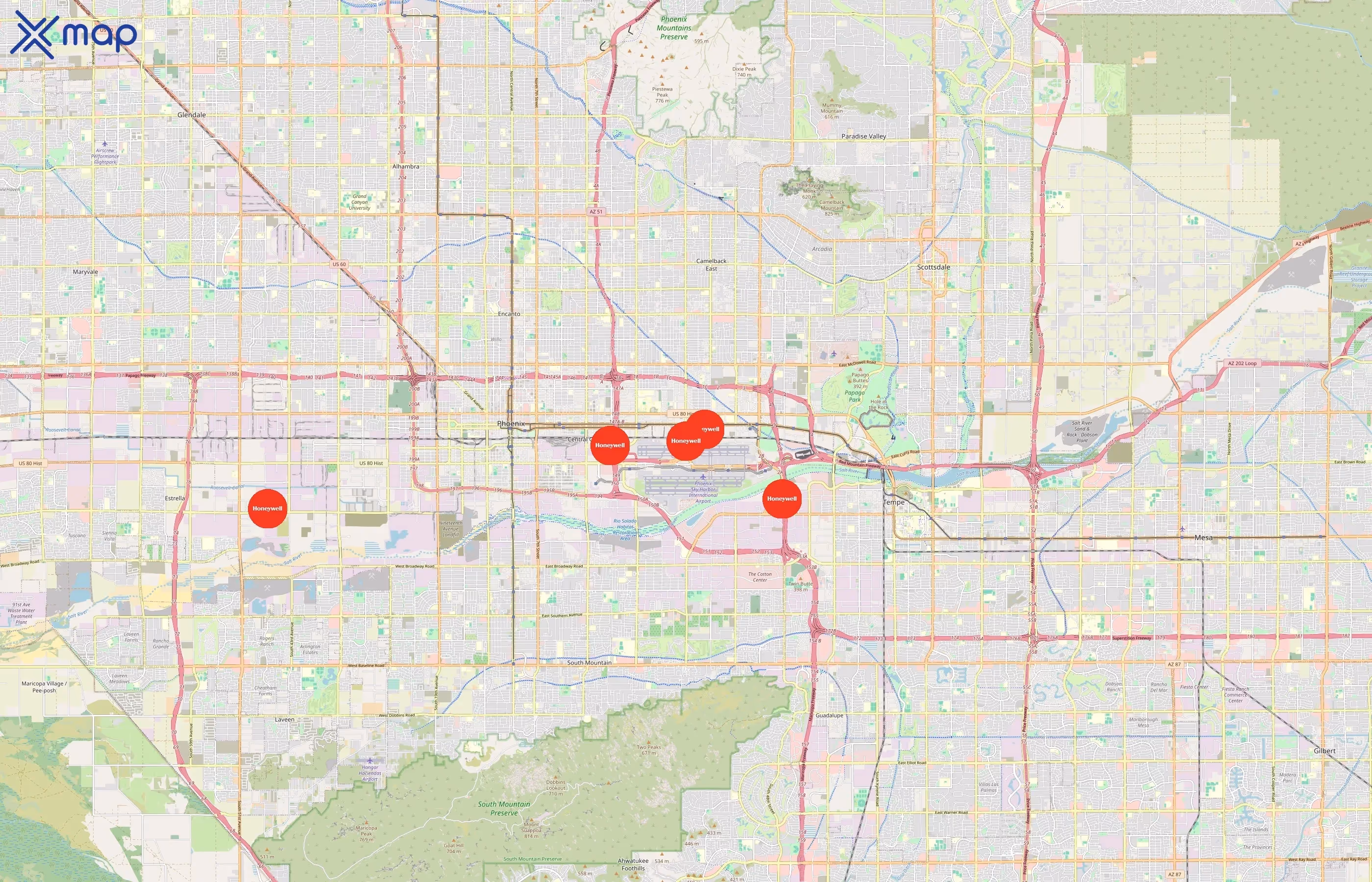 Honeywell area coverage