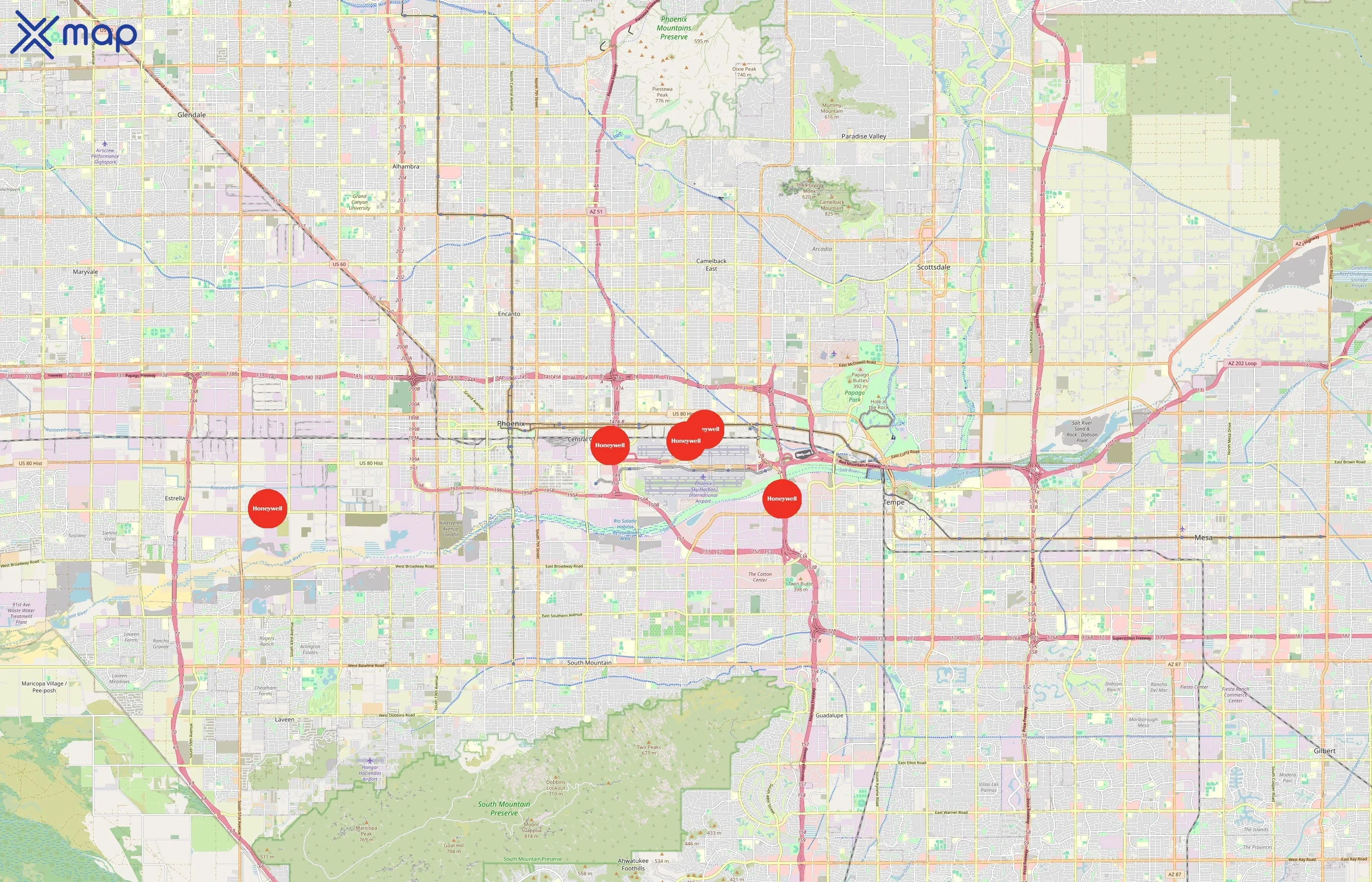 Honeywell area coverage