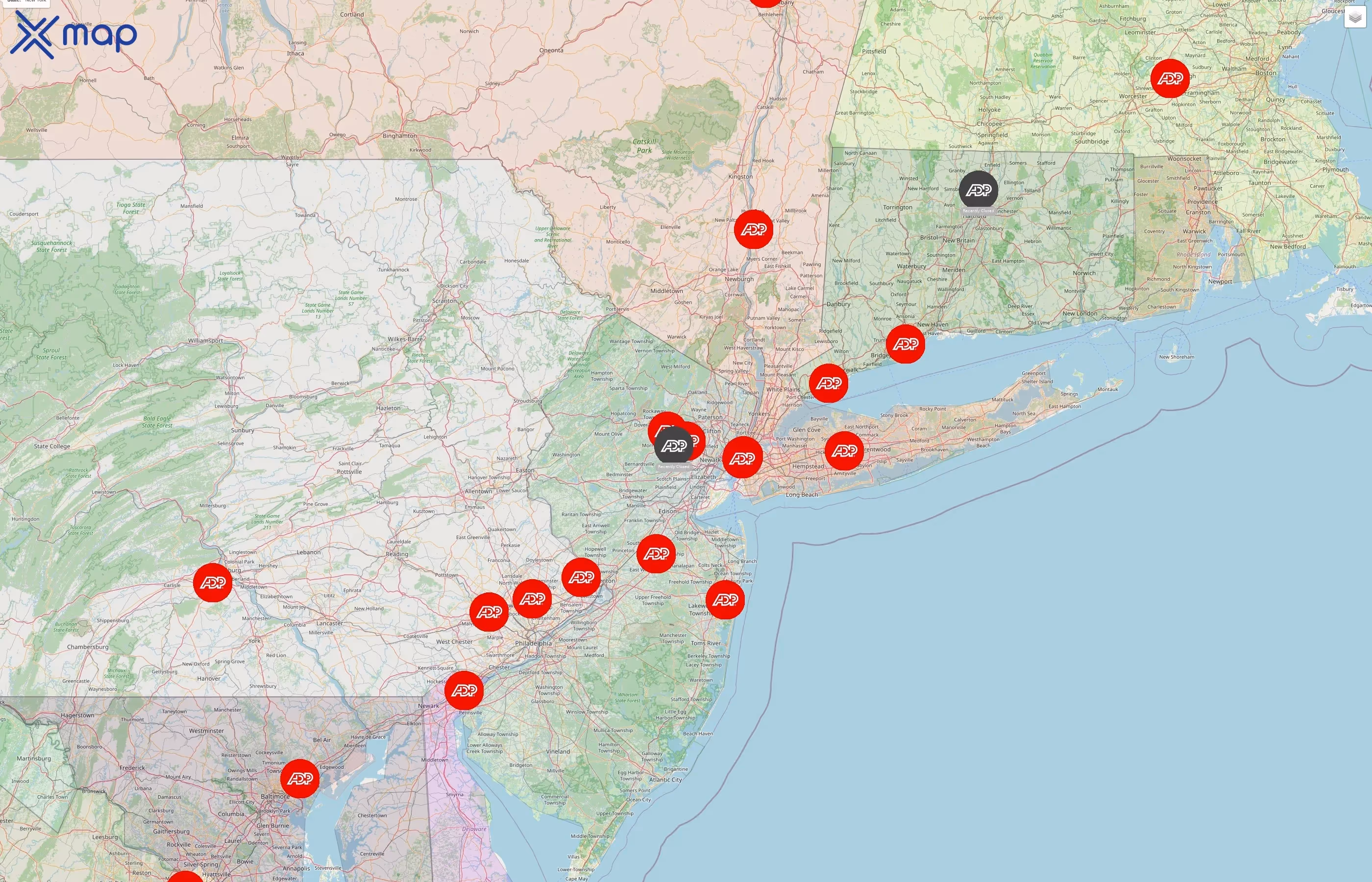 ADP street hotspots