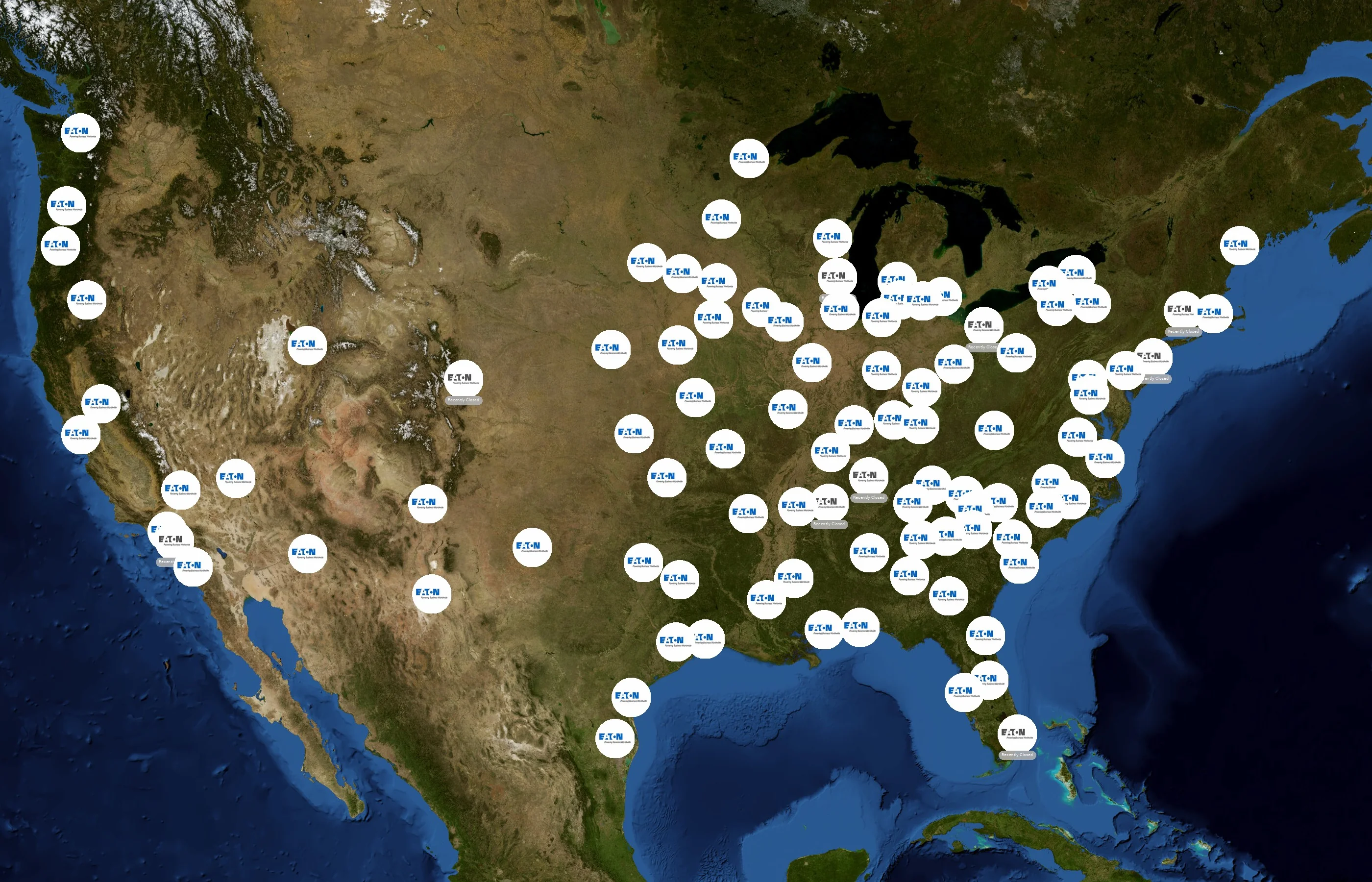 Eaton Corporation state distribution