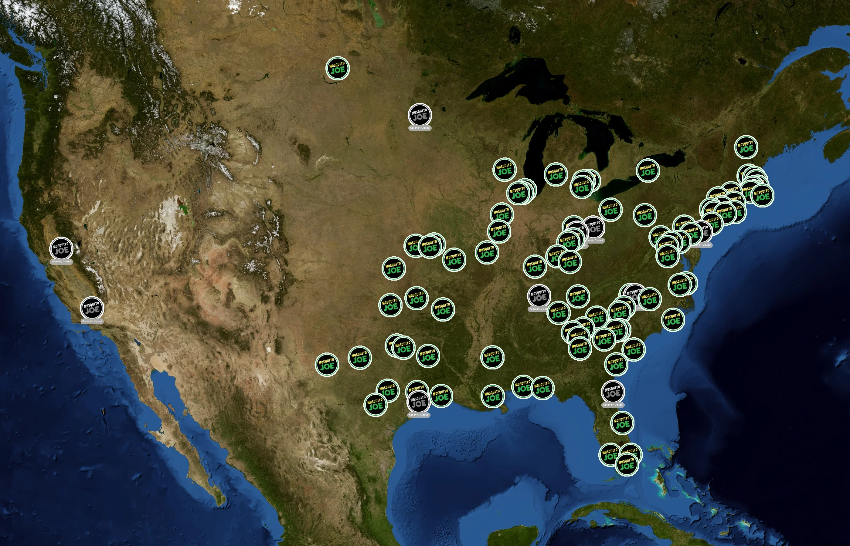 Mosquito Joe state distribution