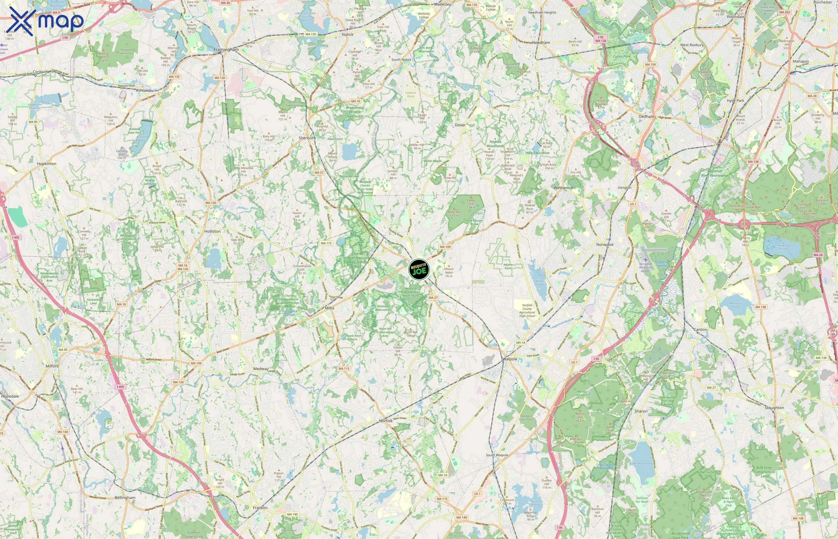 Mosquito Joe area coverage